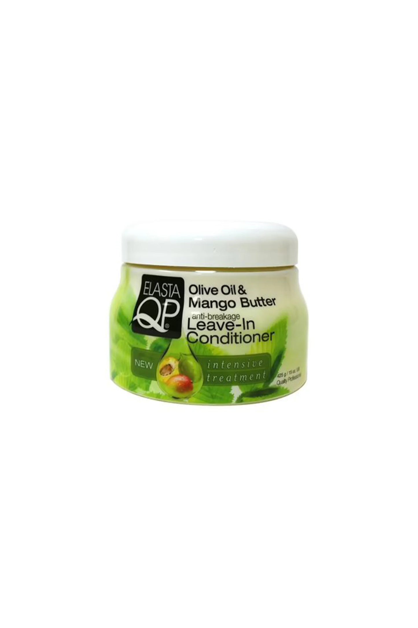 ELASTA QP OLIVE OIL & MANGO BUTTER LEAVE-IN CONDITIONER 15oz