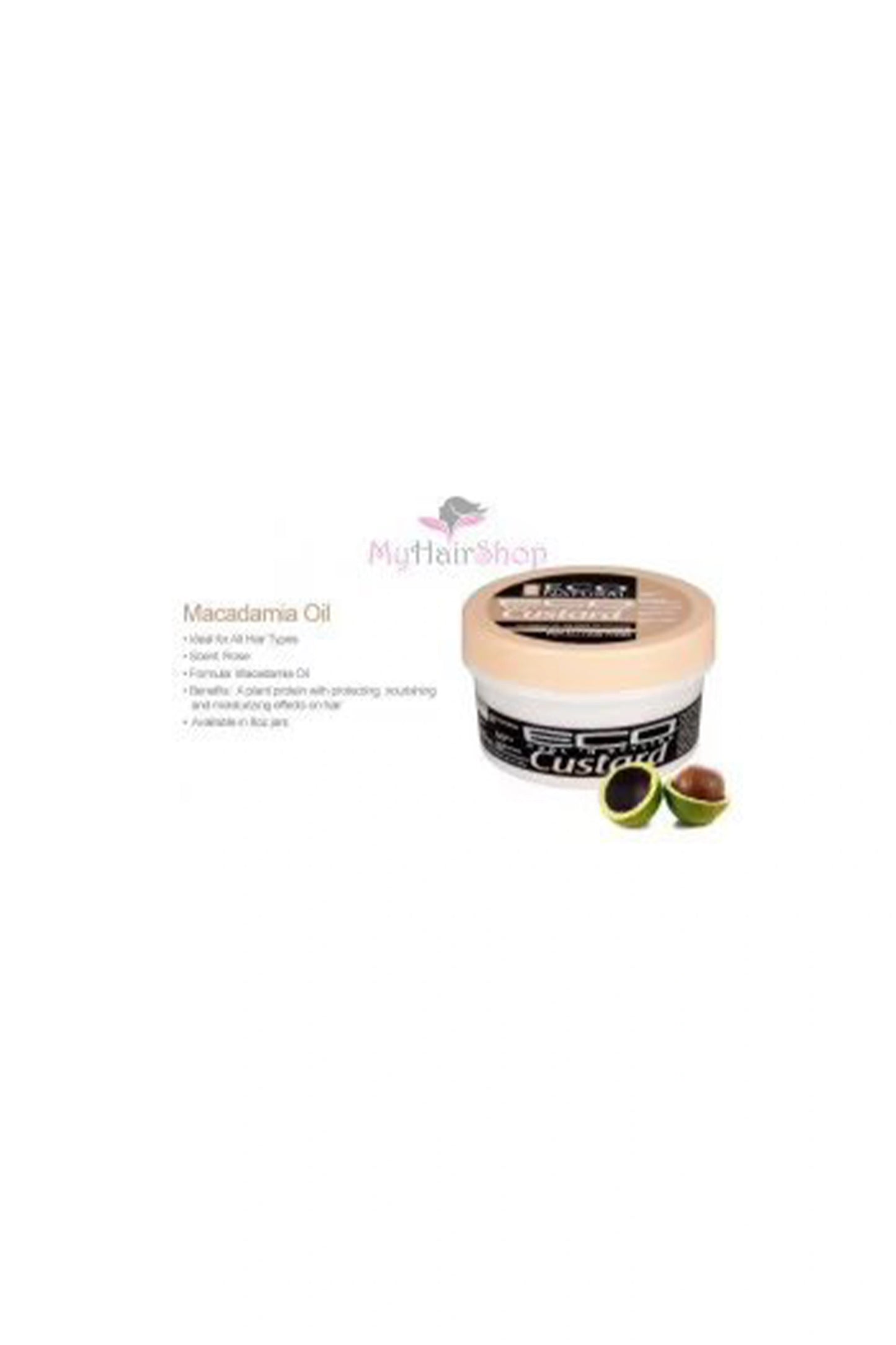EcoCustard Macadamia Oil 8oz