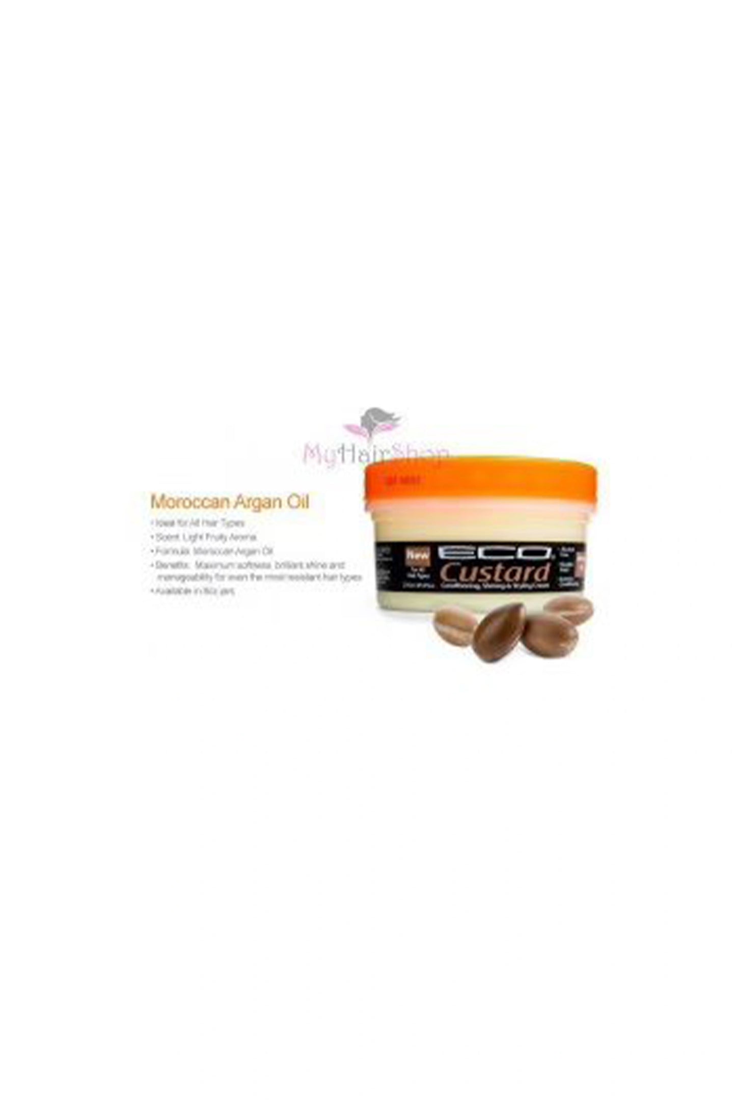 EcoCustard Morrocan Argan Oil 8oz
