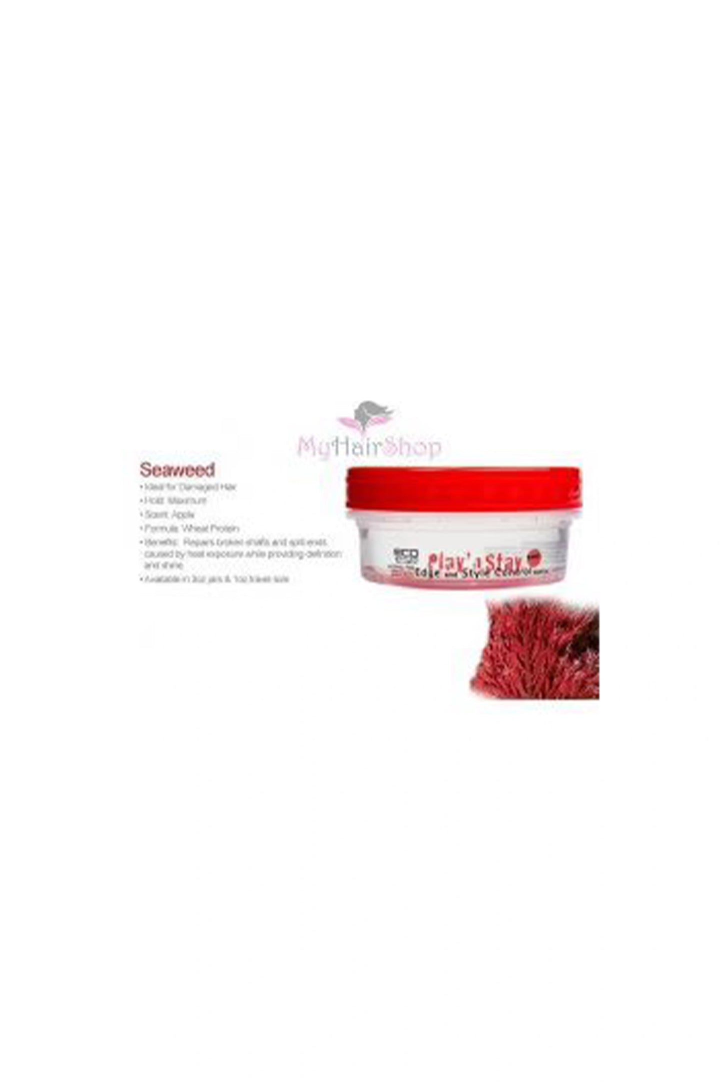 Eco Play’ N Stay Edge And Style Control Gel Seaweed 3 Oz