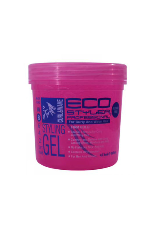 Eco Styler Professional Styling Gel Curl & Wave Pink 16 Oz