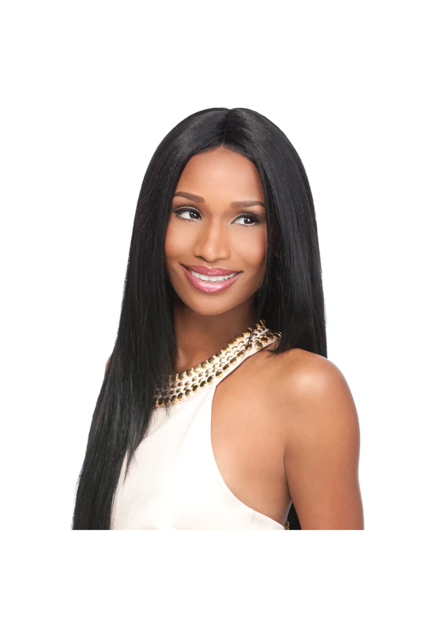 Empress Custom Synthetic Lace Front Wig - Yaki 30