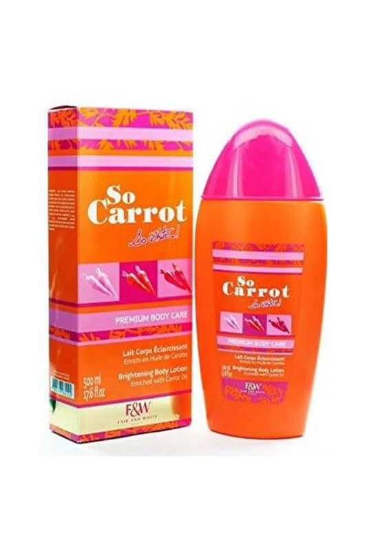 Fair And White So White So Carrot Premium Brightening Body Lotion 500 Ml