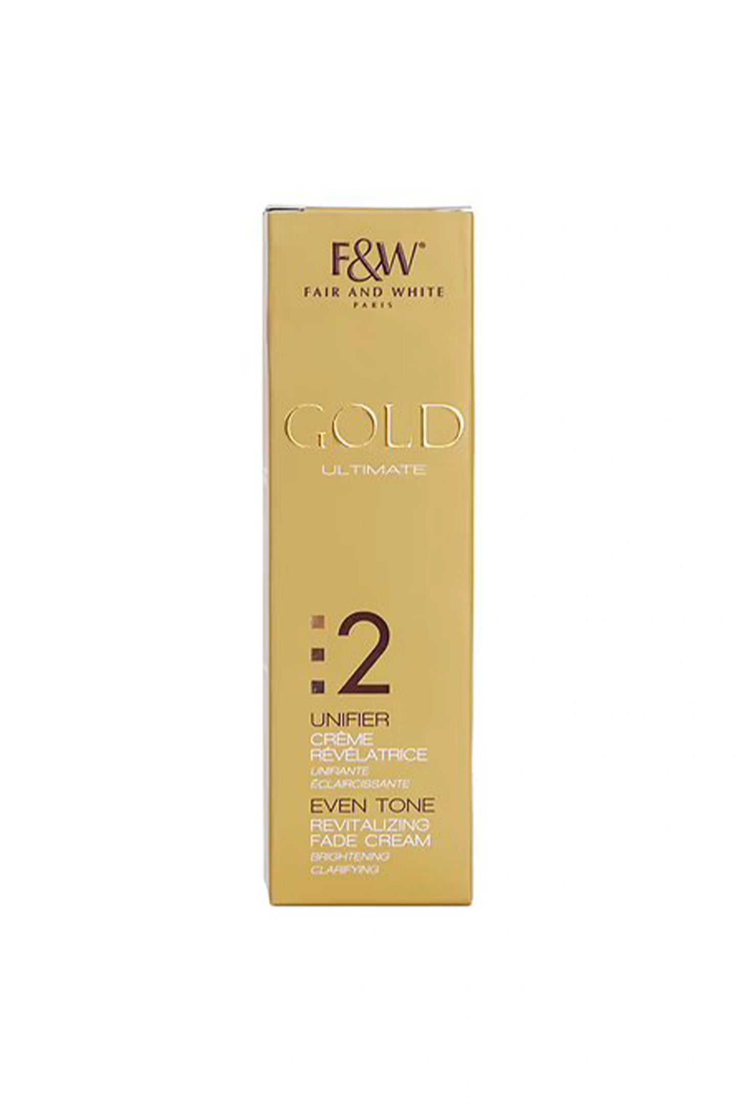 Fair & White Gold Ultimate 2 Revitalizing Fade Cream Even Tone 50 Ml