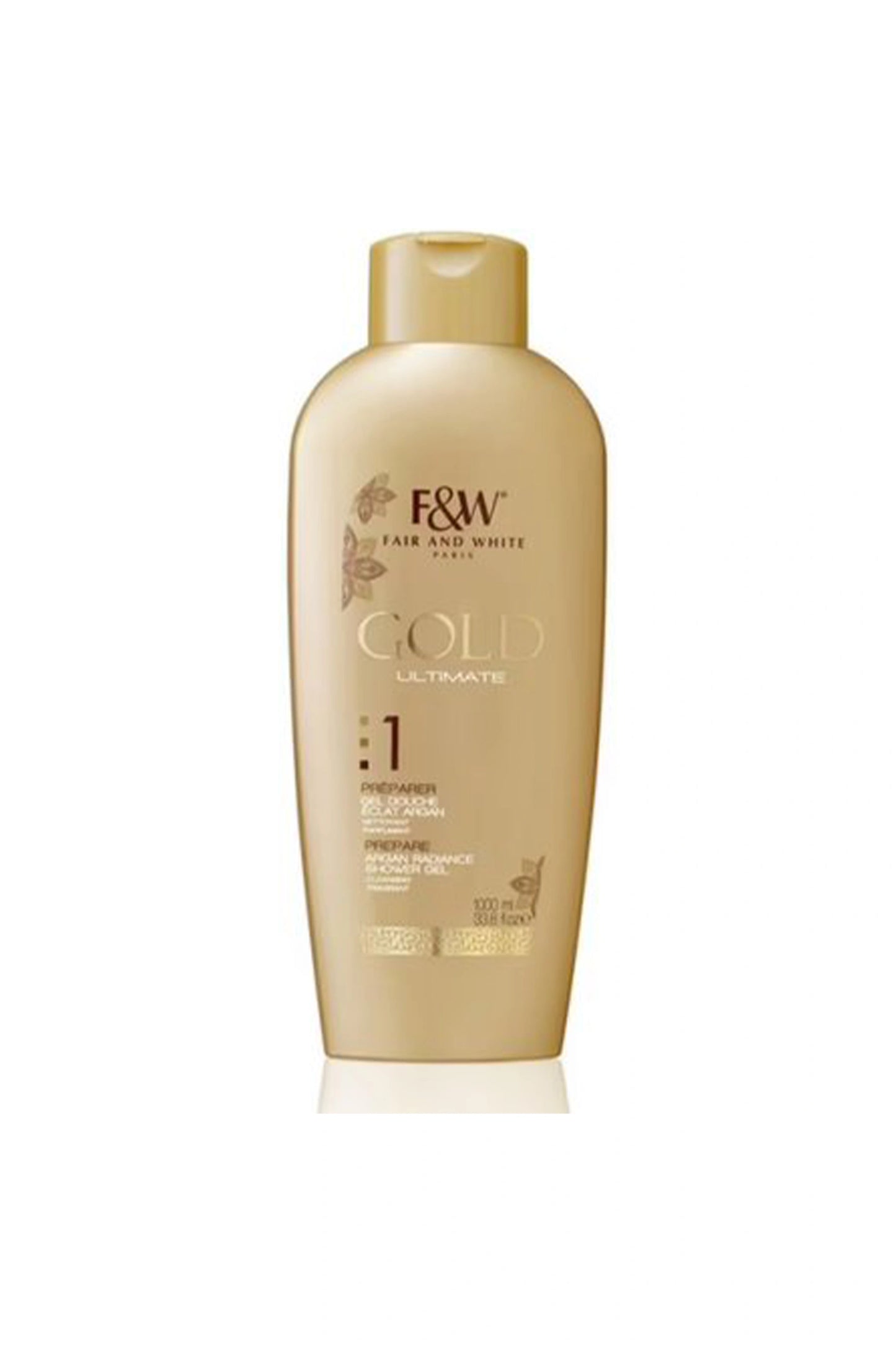 Fair & White Gold Ultimate Prepare Radiance Argan Shower Gel 1000 Ml