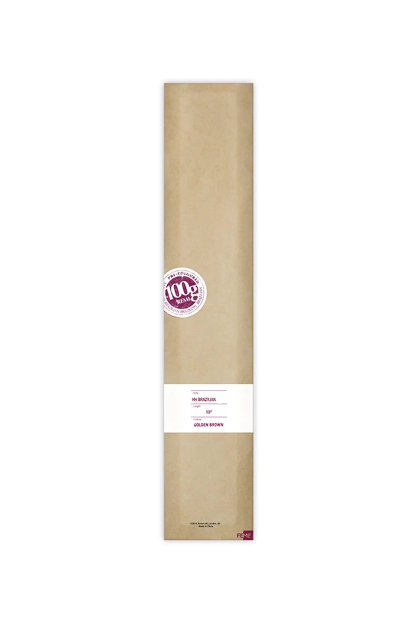 Feme 100 Gram Remi Virgin Brazilian Hair Weave Natural Colour
