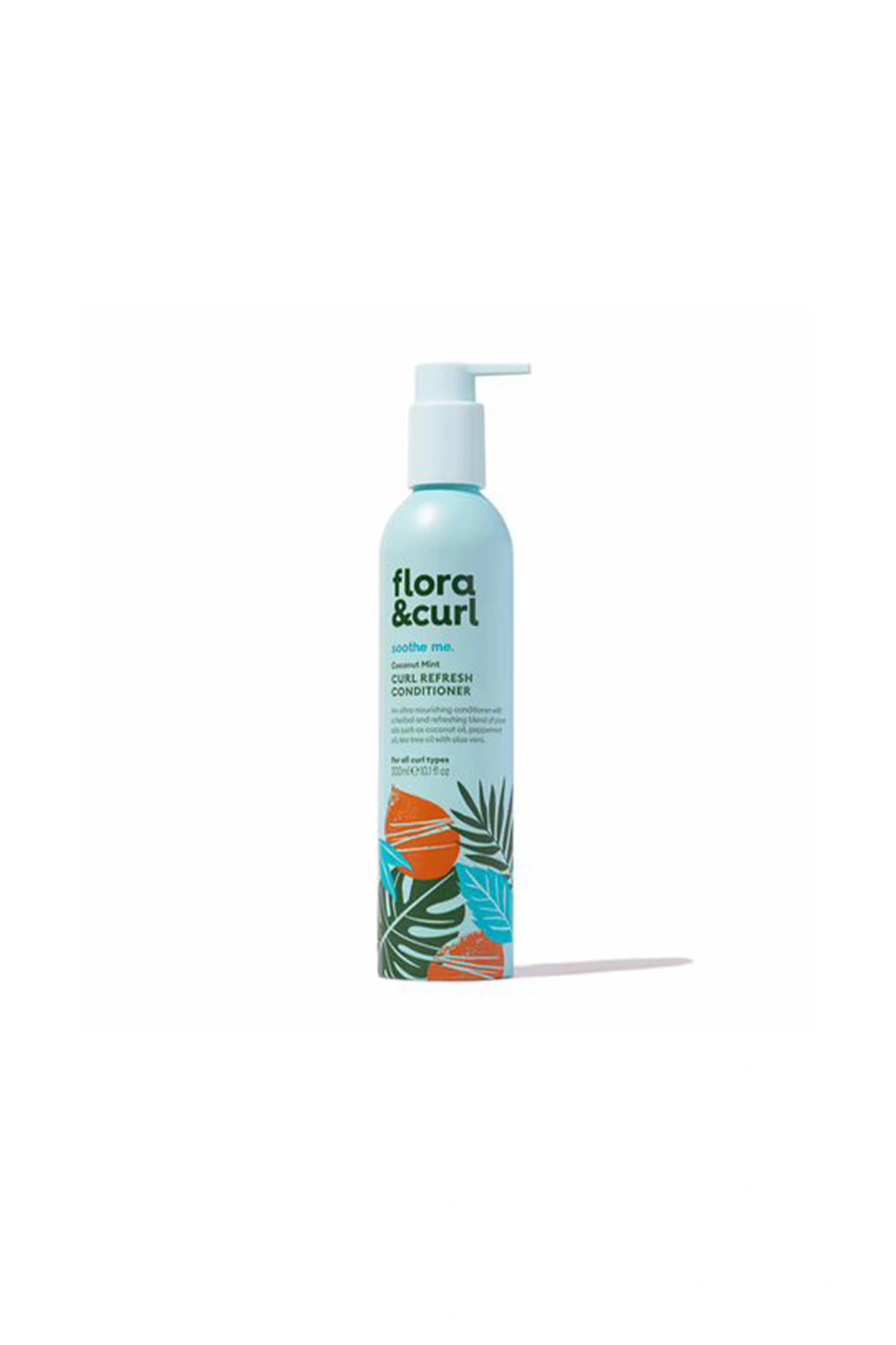 Flora & Curl Coconut Mint Curl Refresh Conditioner 300 Ml
