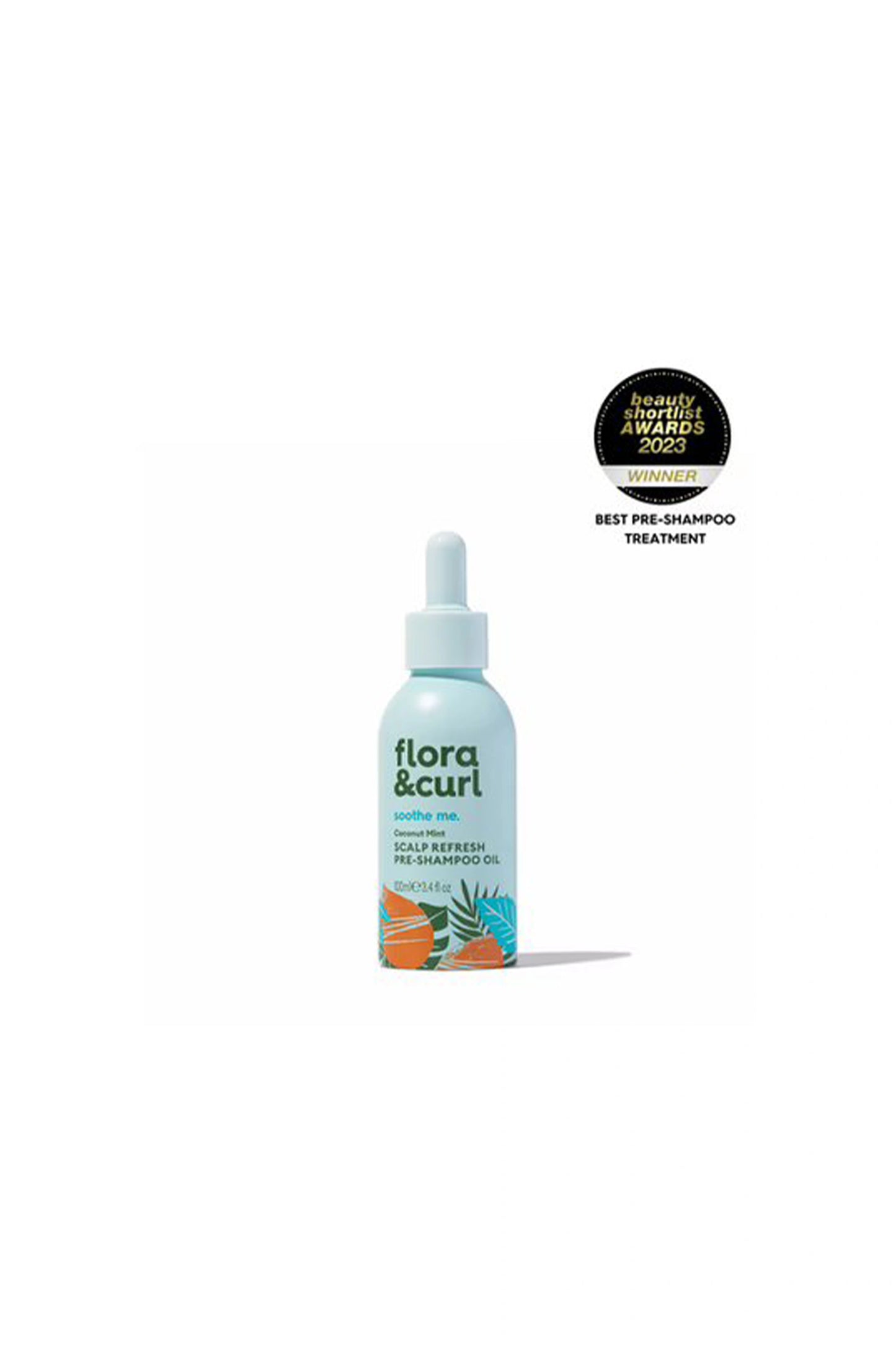Flora & Curl Coconut Mint Scalp Refresh Pre-Shampoo Oil 100 Ml