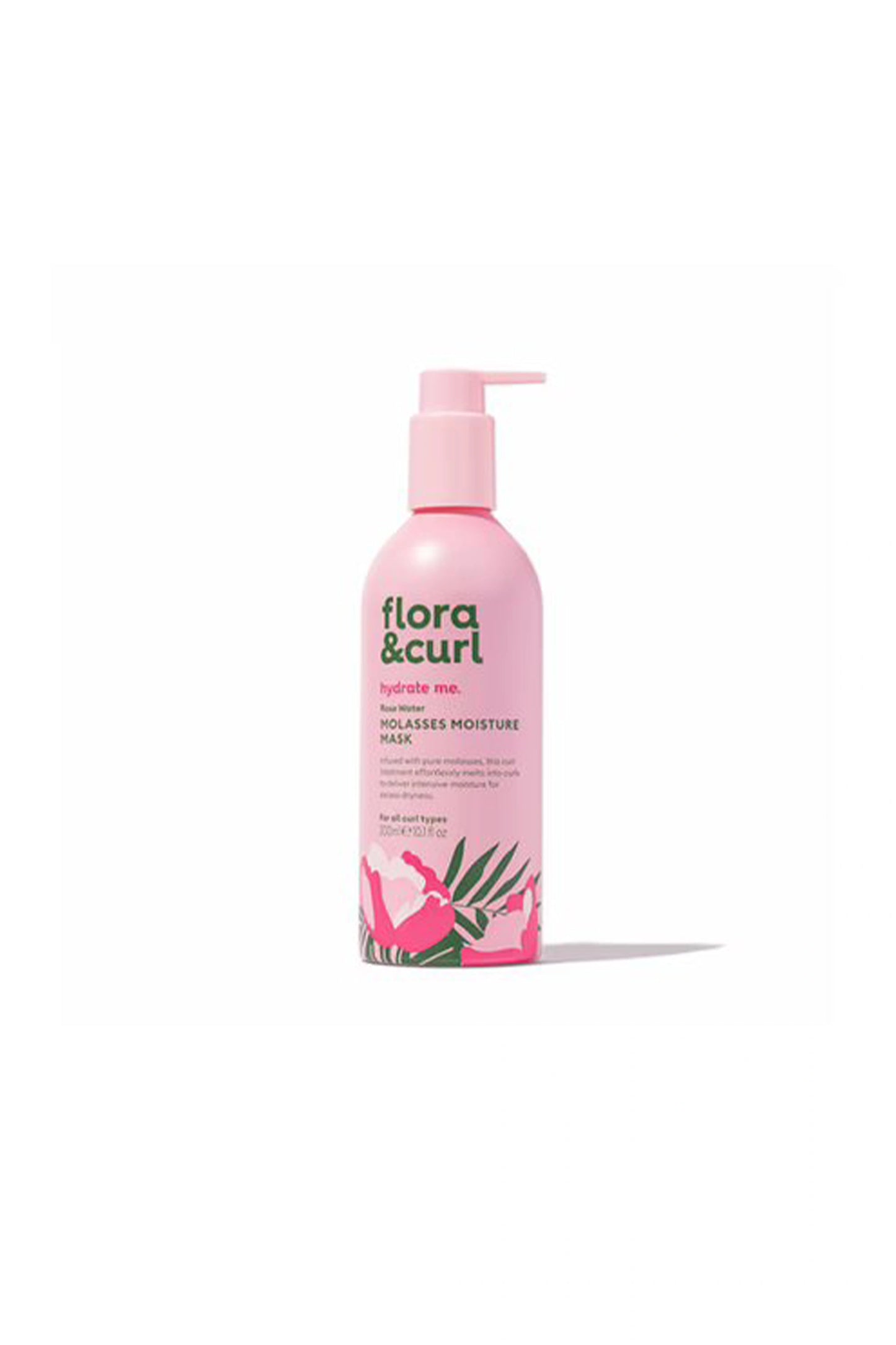 Flora & Curl Rose Water Molasses Moisture Mask 300 Ml