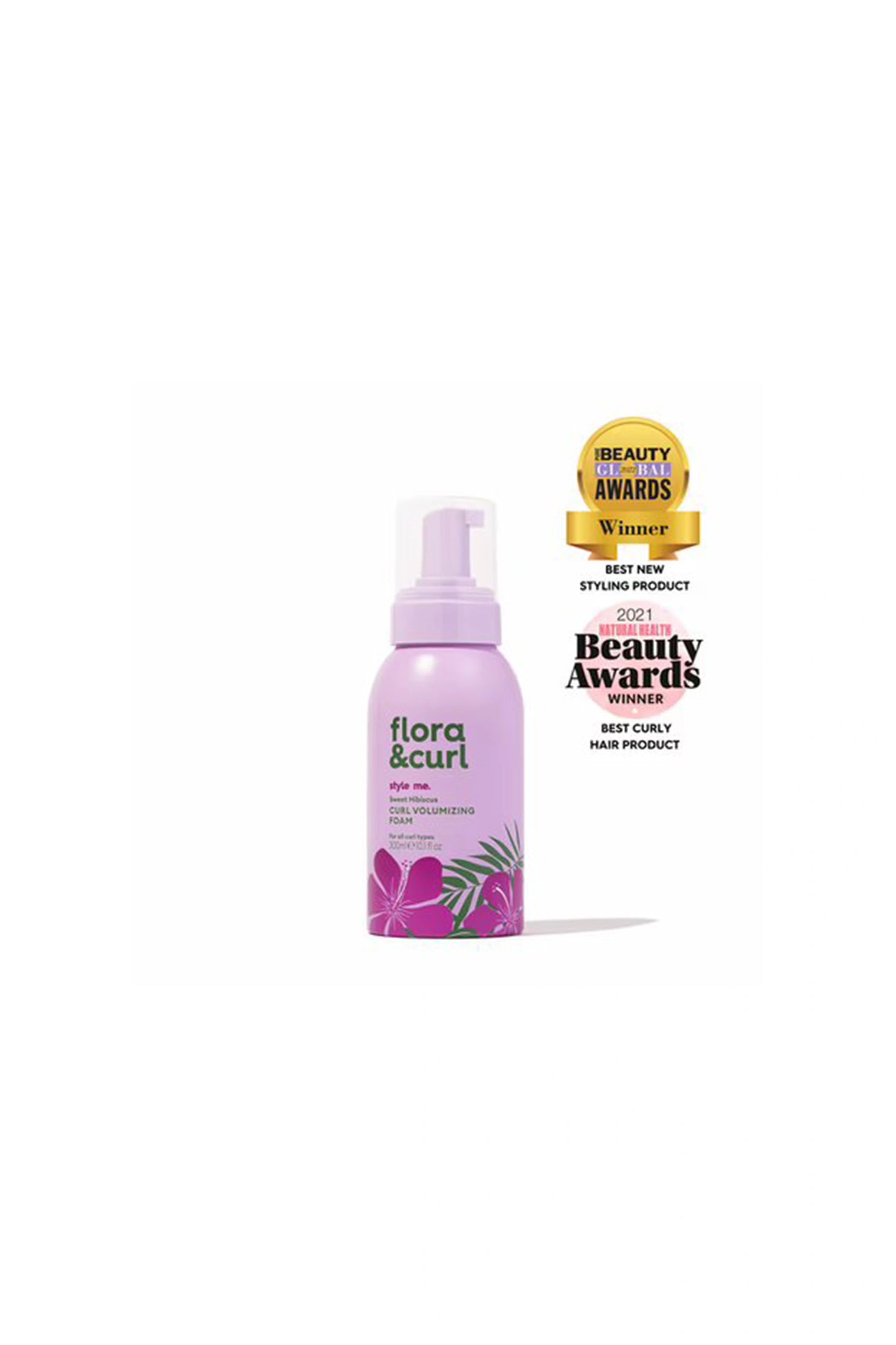 Flora & Curl Sweet Hibiscus Curl Volumizing Foam 300 Ml