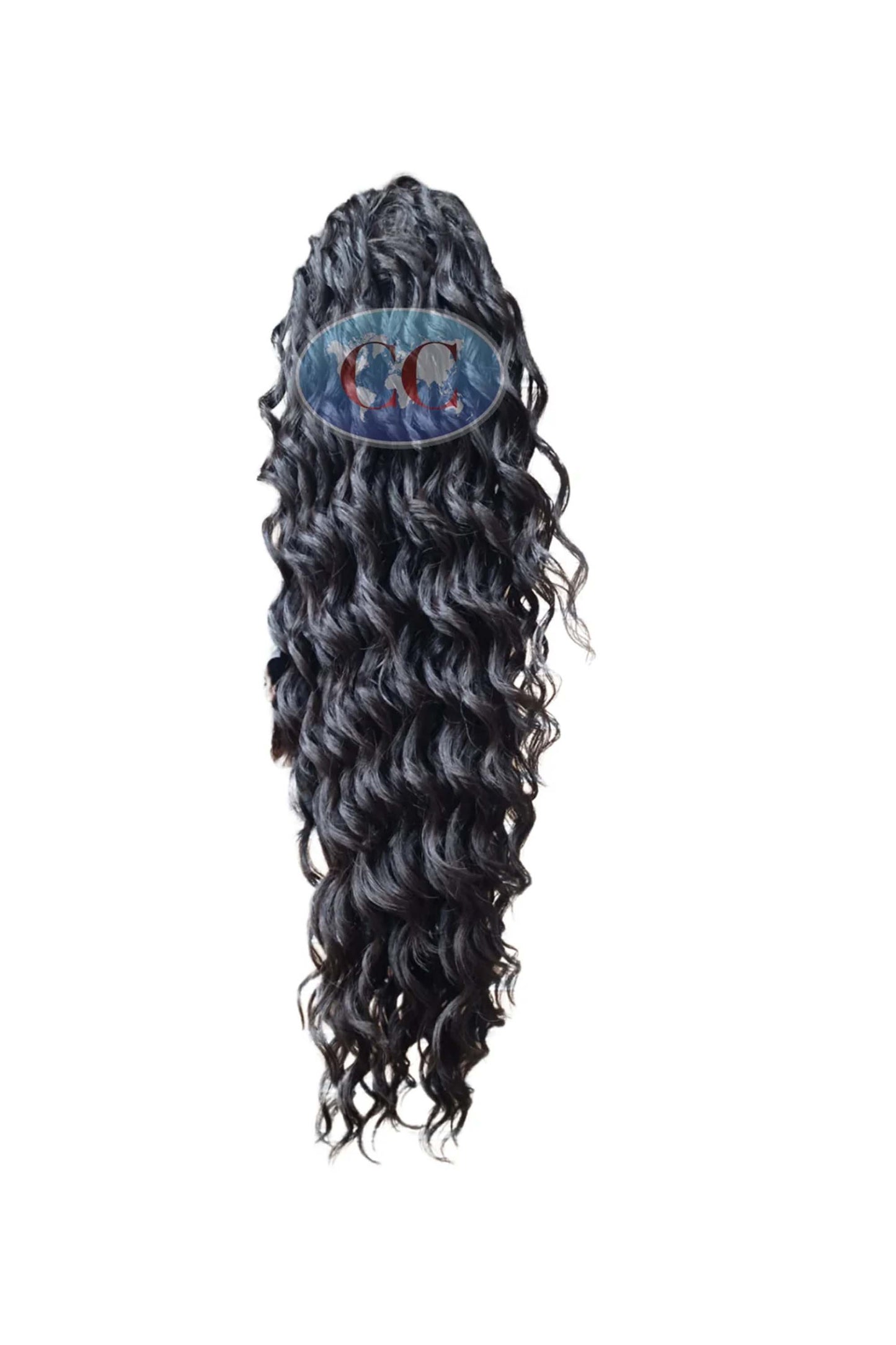 Janet Collection Avocado Drawstring Ponytail
