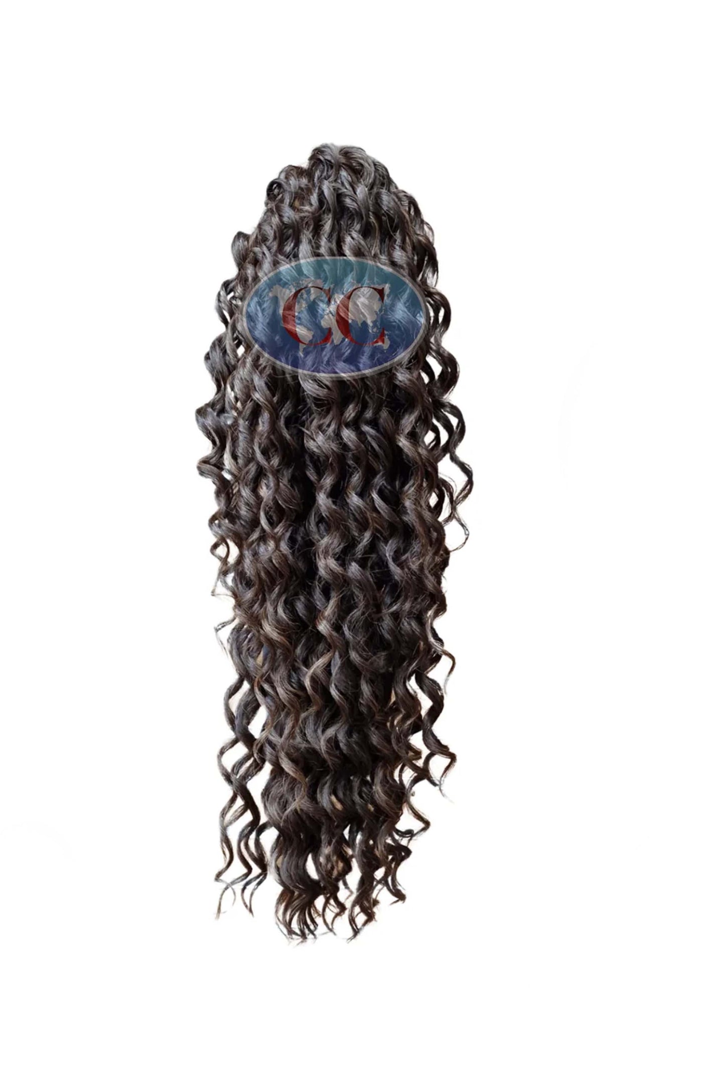 Janet Collection Avocado Drawstring Ponytail