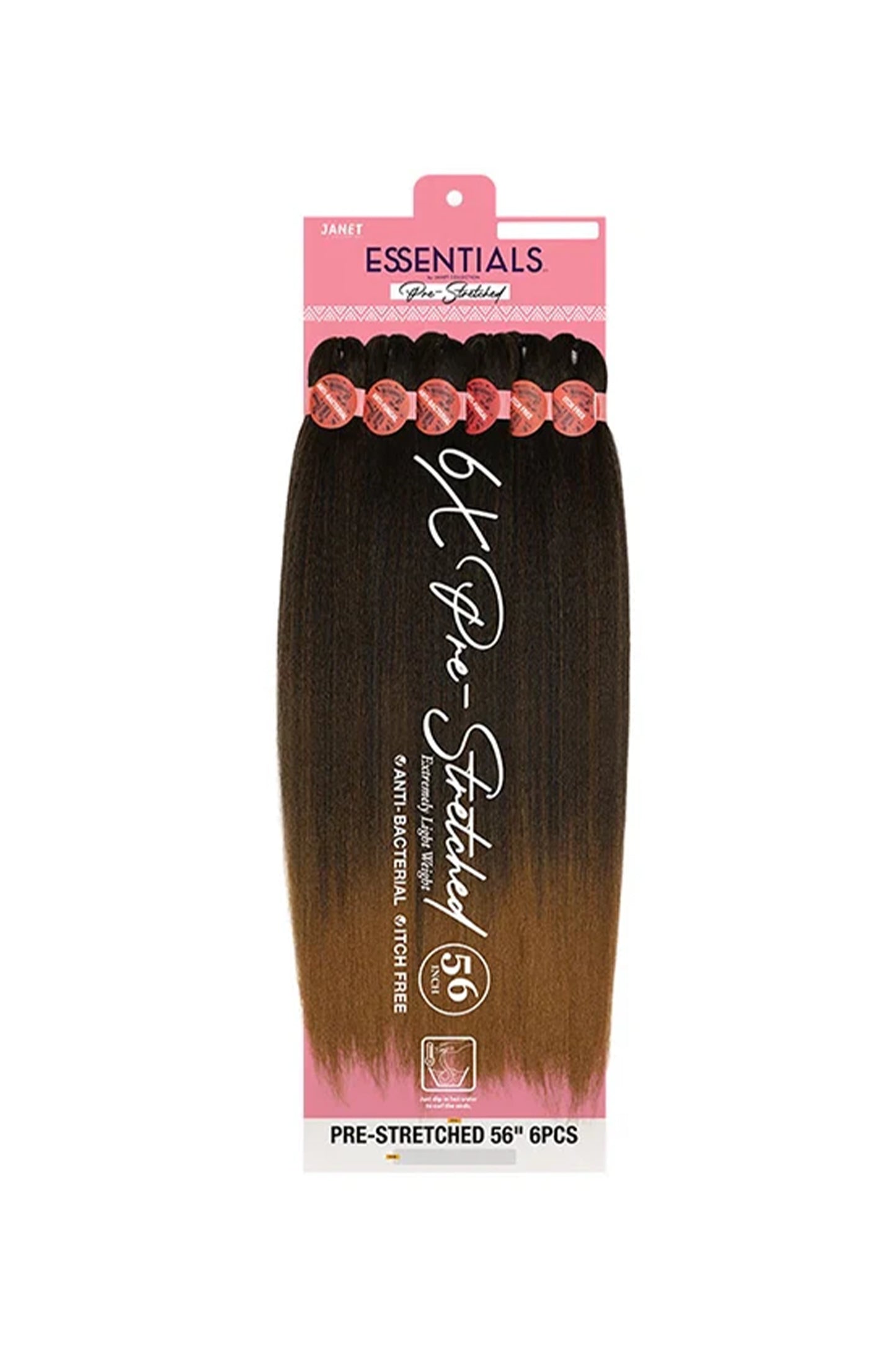 Janet Collection Essential Pre-Stretched Braid 56 6pc