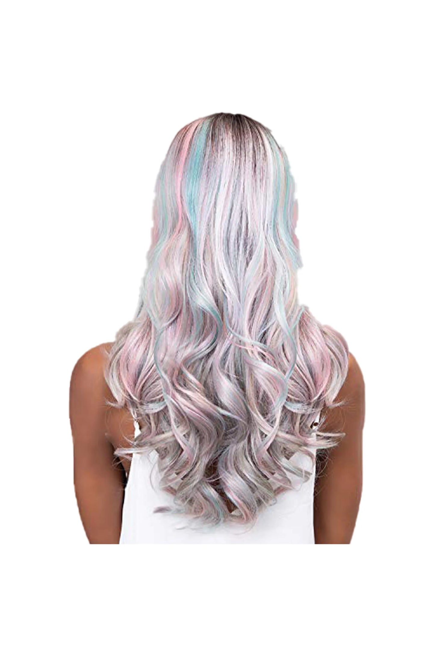 Janet Collection Human Hair Blend Color Me 6 inch Deep Center Part Lace Front Wig - LOVELY
