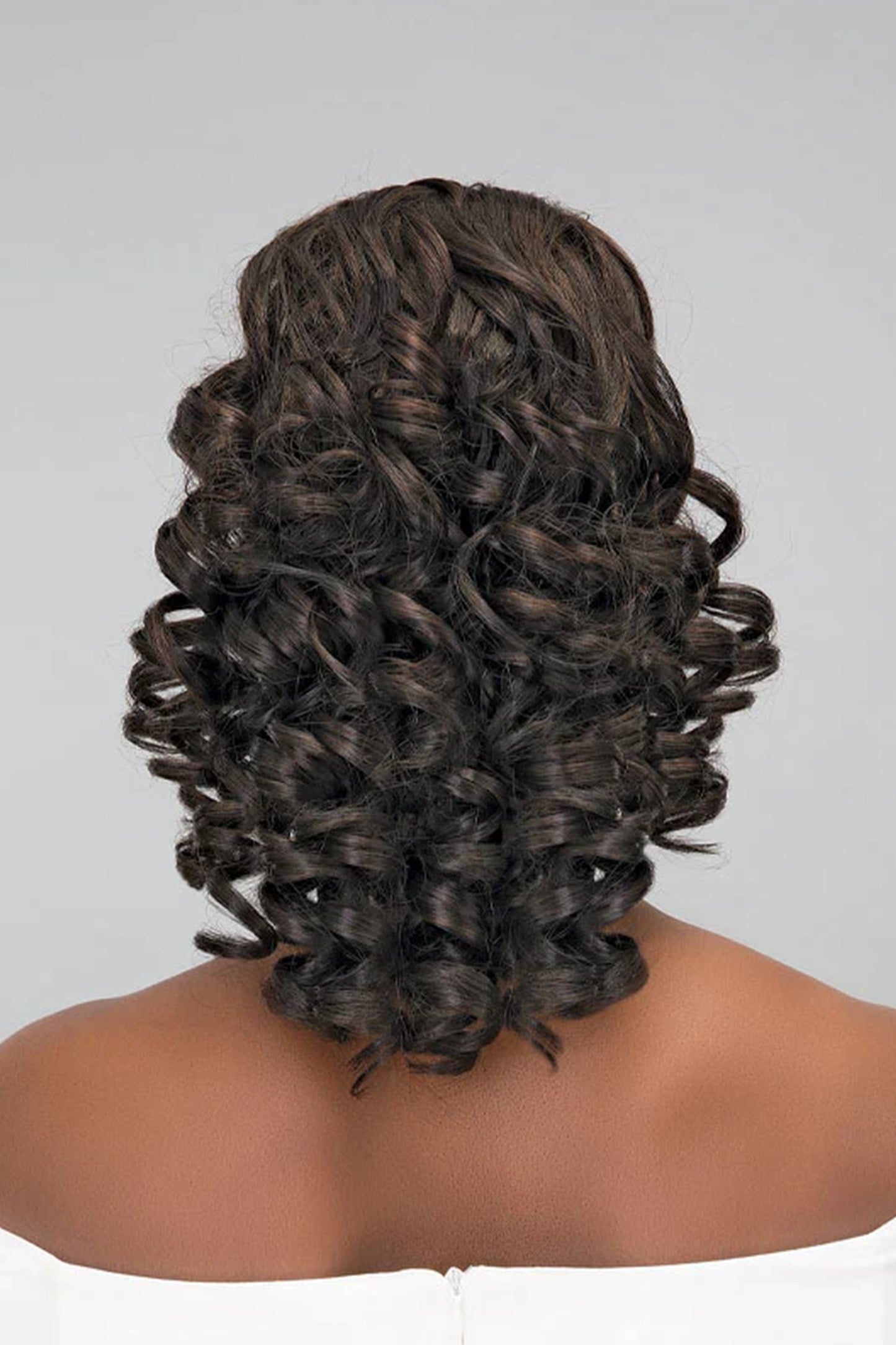 Janet Collection Premium Synthetic Drawstring Ponytail - Orange