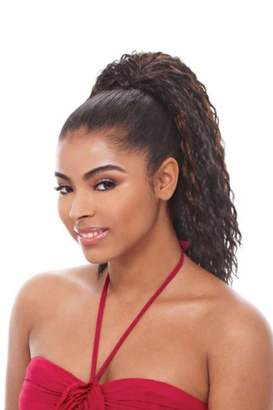 Janet Collection – KIWI Drawstring Ponytail