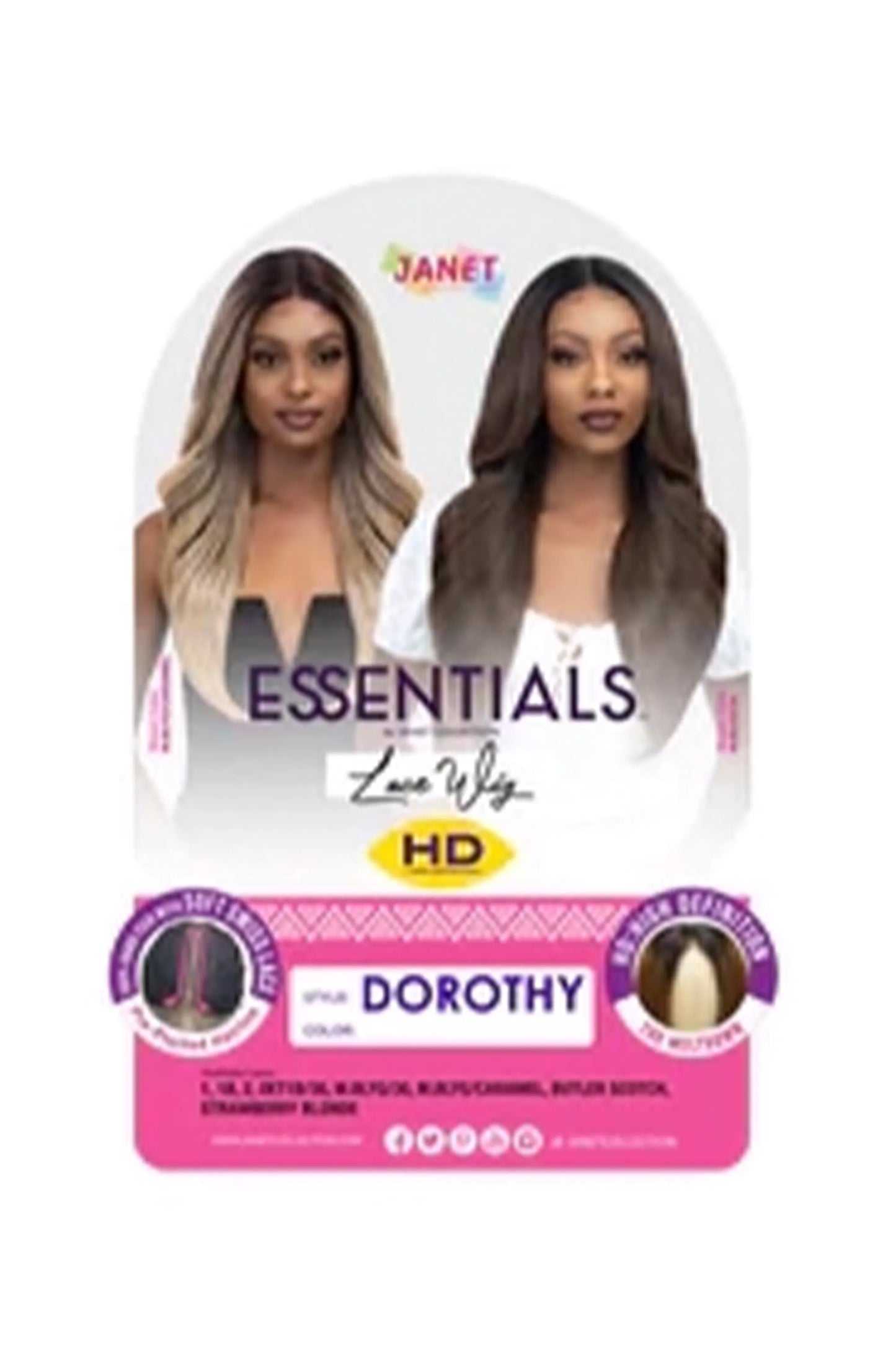 Janet Essentials Hd Lace Wig - Dorothy