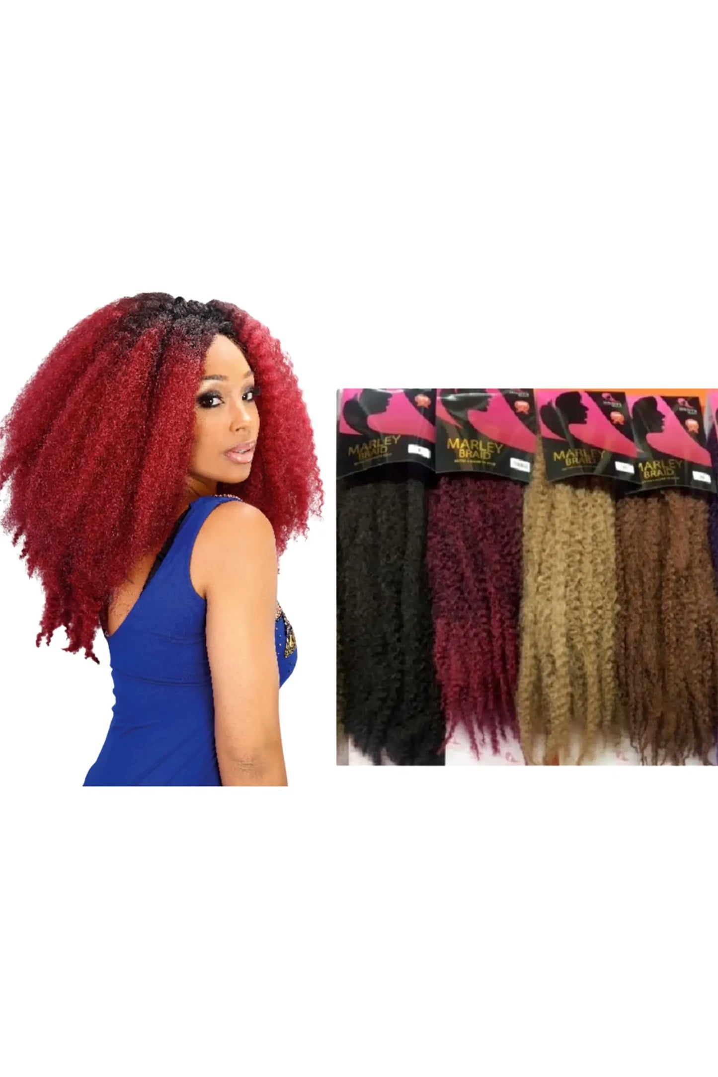 Jinny's Beauty Marley Braid Afro Twist Soft & Easy to Braid/Twist