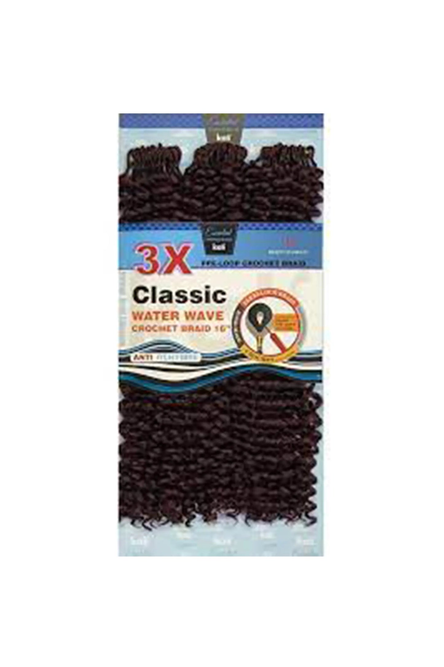 Kali Classic 3x Water Wave Crochet Braid 16"