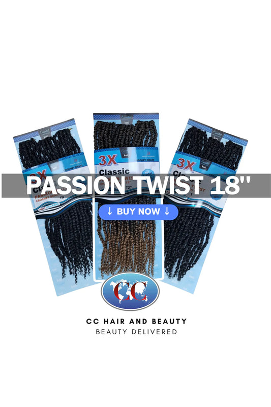 Kali Essential 3x Passion Twist Crochet Braid 18"