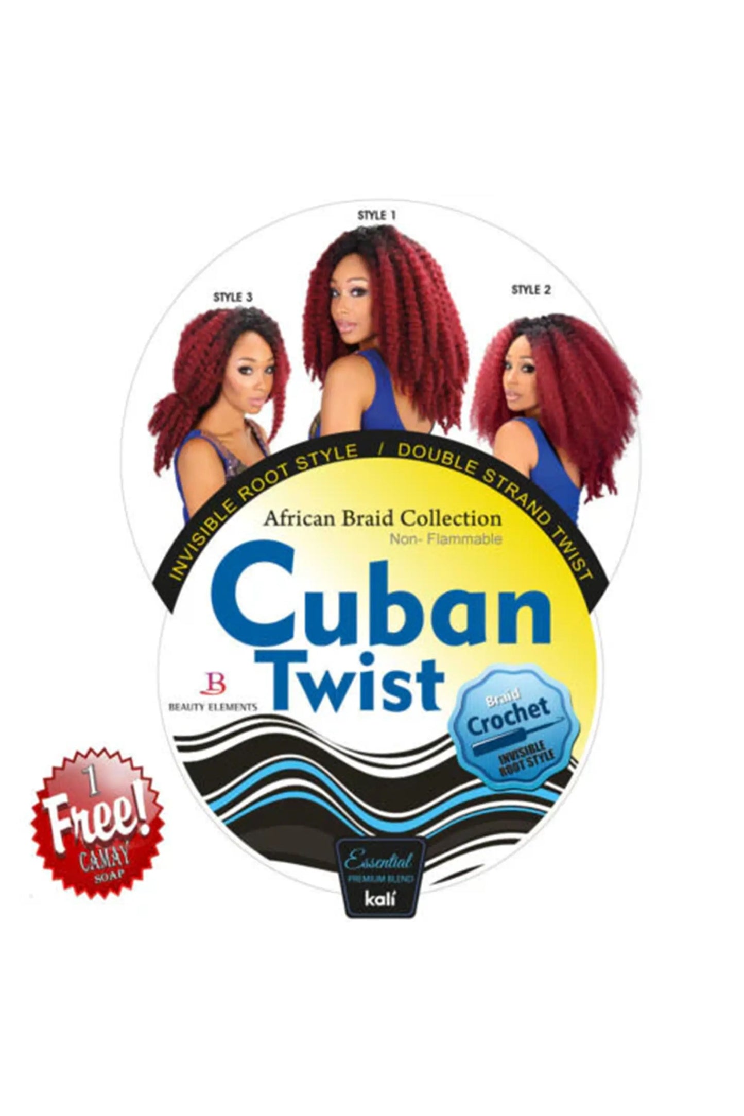 Kali Essential Synthetic Cuban Twist Braid - 14"