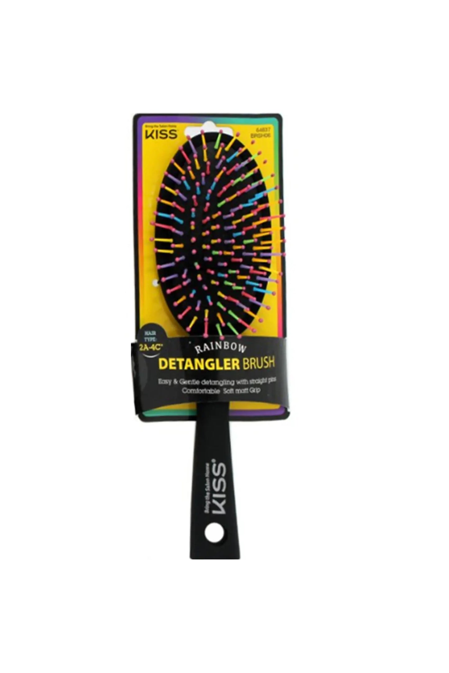 Kiss Rainbow Brush Volumizer Detangler For All Hair Types Large
