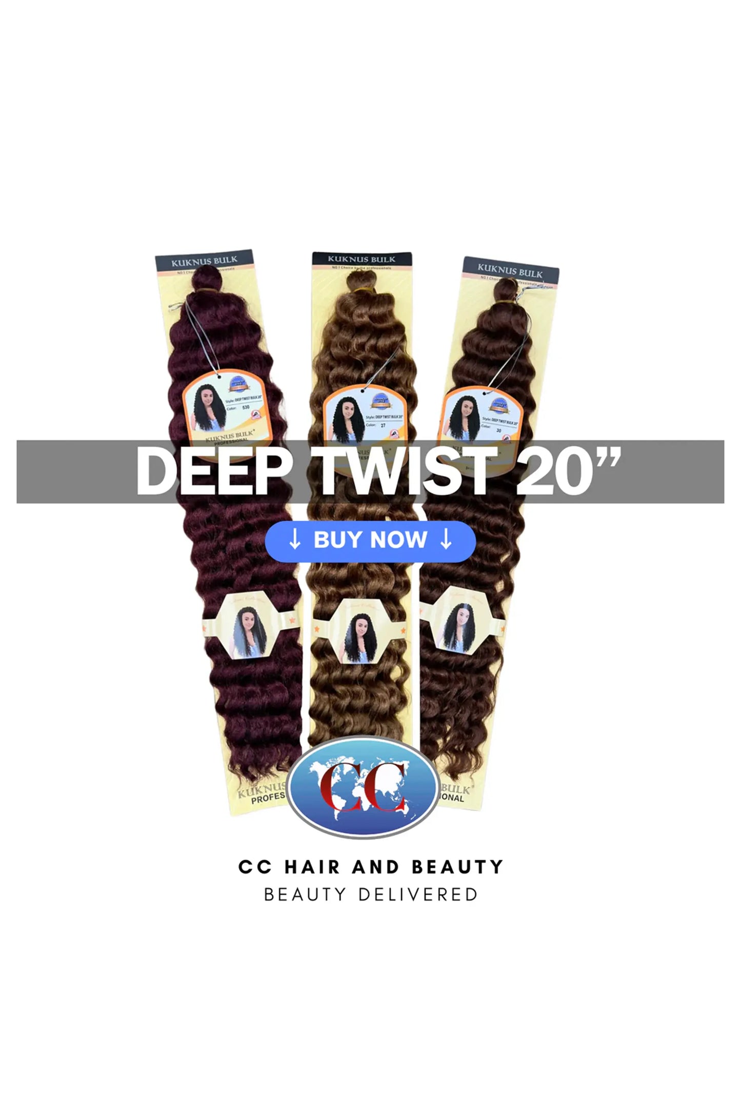 Kuknus Collection Crochet Deep Twist Bulk 20''