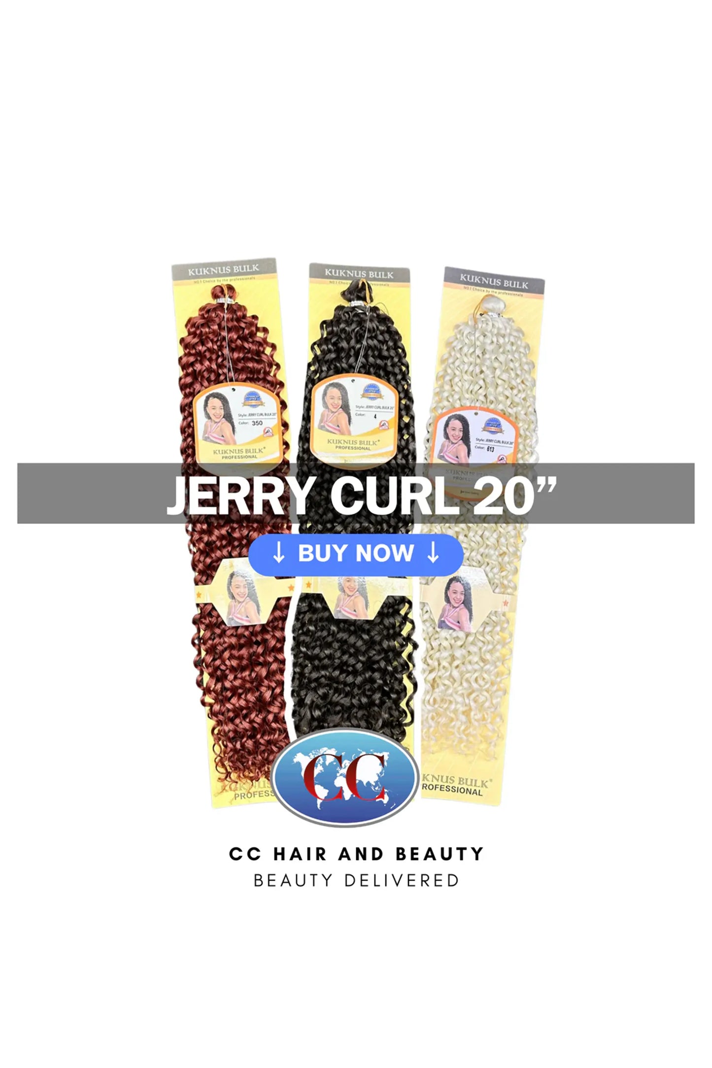Kuknus Collection Jerry Curl Bulk 20''