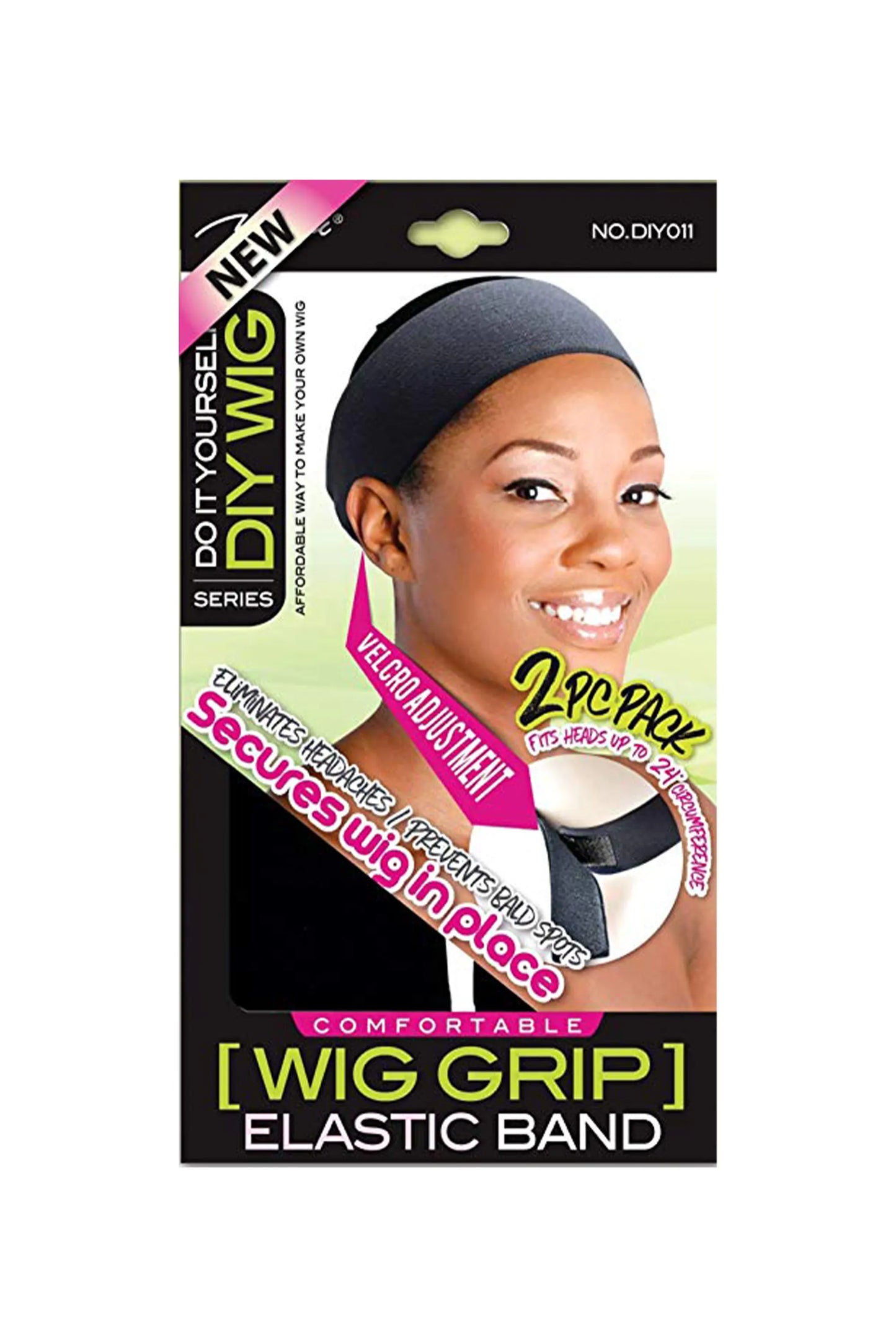 Magic Collection Comfortable Wig Grip Elastic Band 2Pcs- No.Diy011