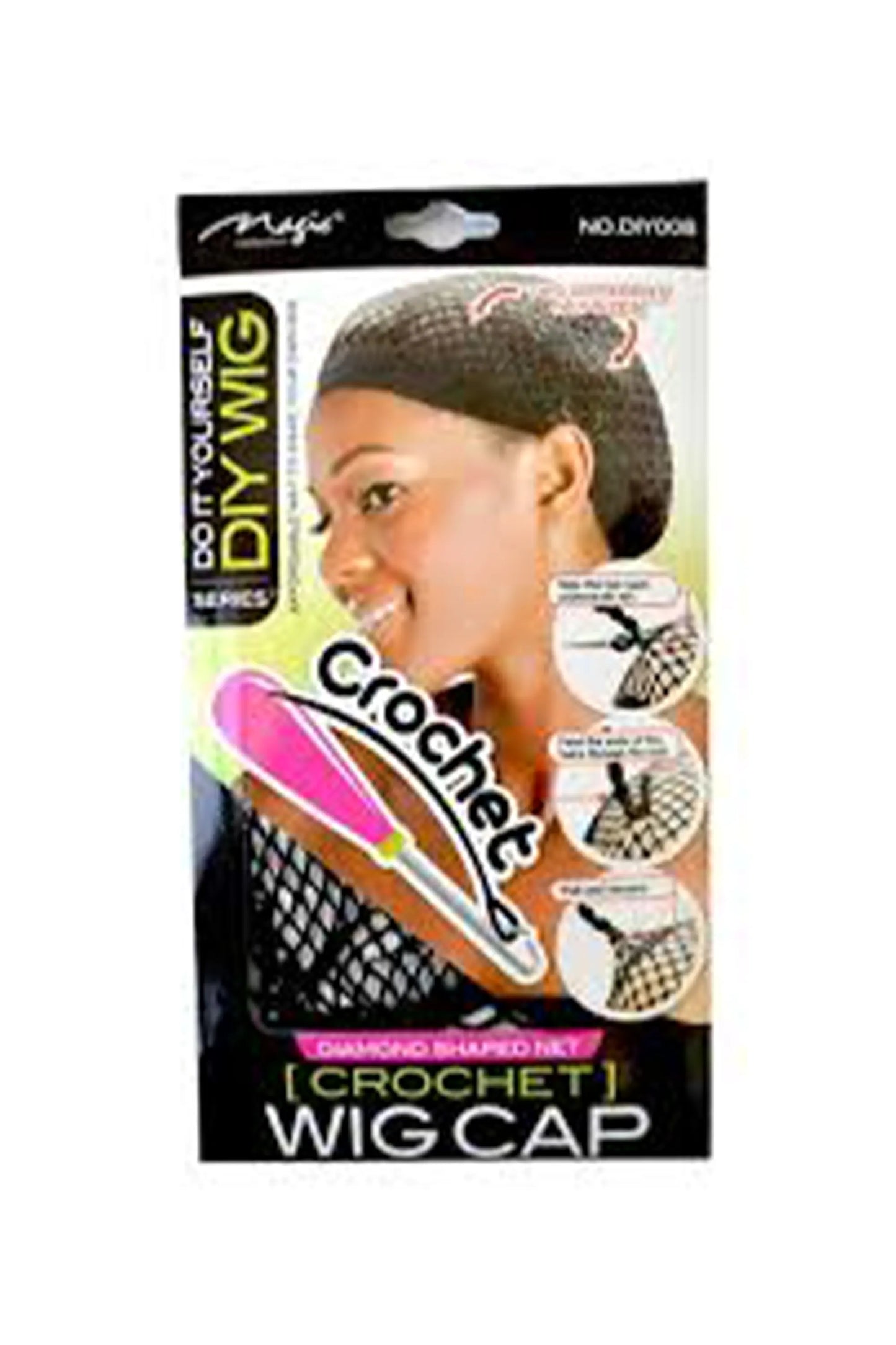 Magic Collection Diy Wig Crochet Wig Cap N0.Diy008 - U2