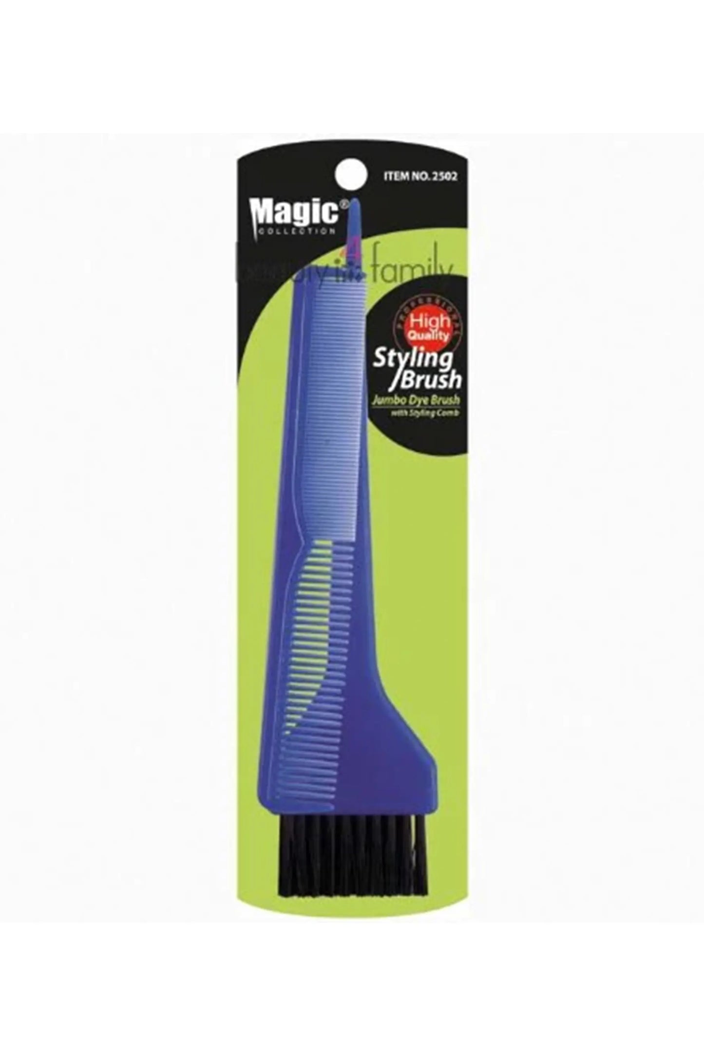 Magic Collection Jumbo Dye Brush With Styling Comb #2502