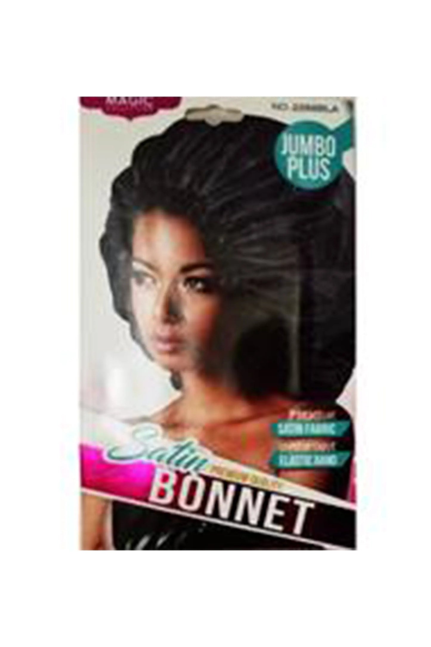 Magic Collection Jumbo Plus Satin Premium Quality Bonnet - No.2288Bla
