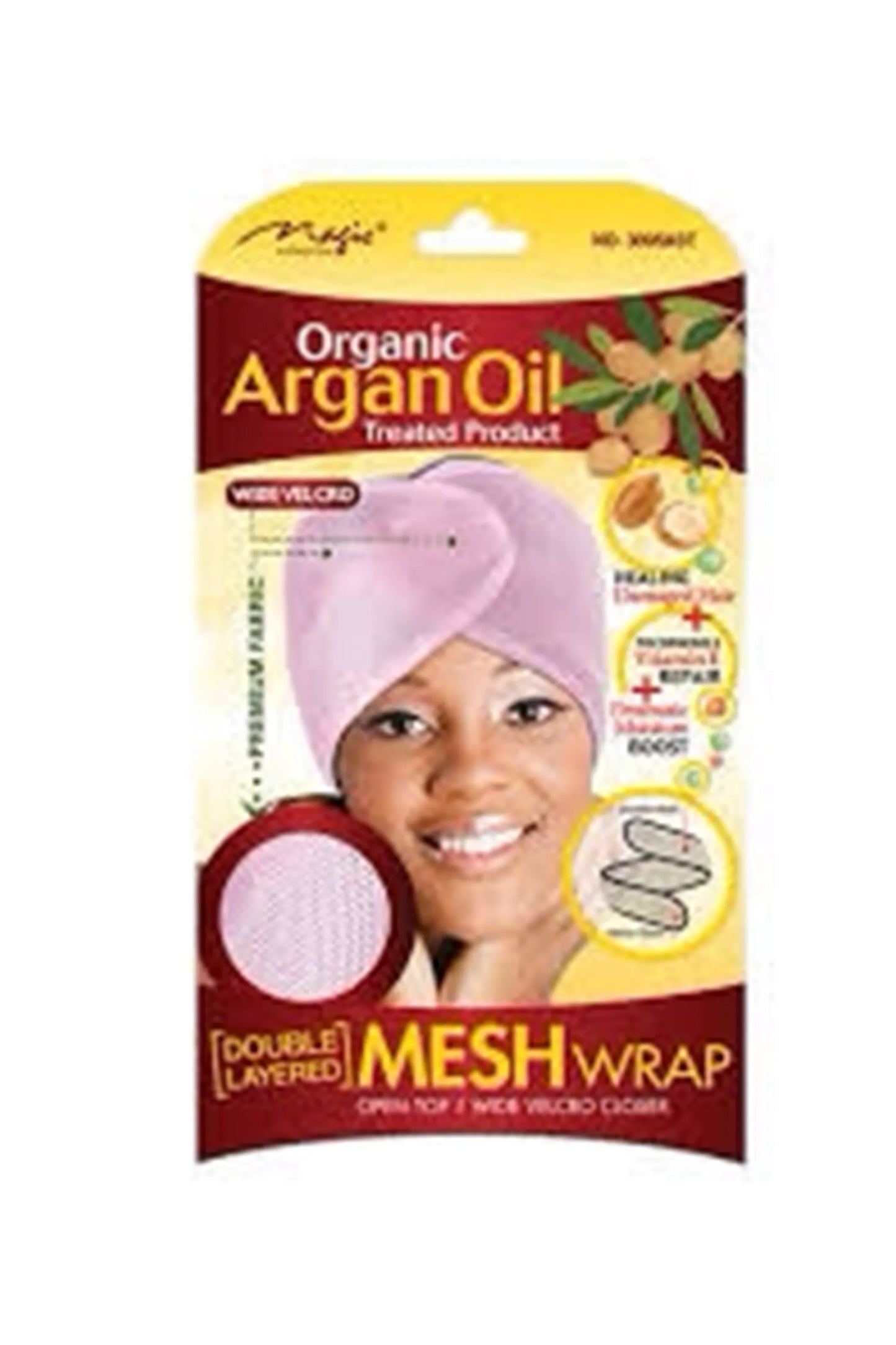 Magic Collection Organic Argan Oil Double Layered Mesh Wrap No.3005Ast