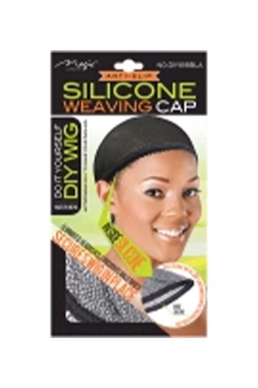 Magic Collection Silicone Weaving Cap Black - No.Diy018Bla