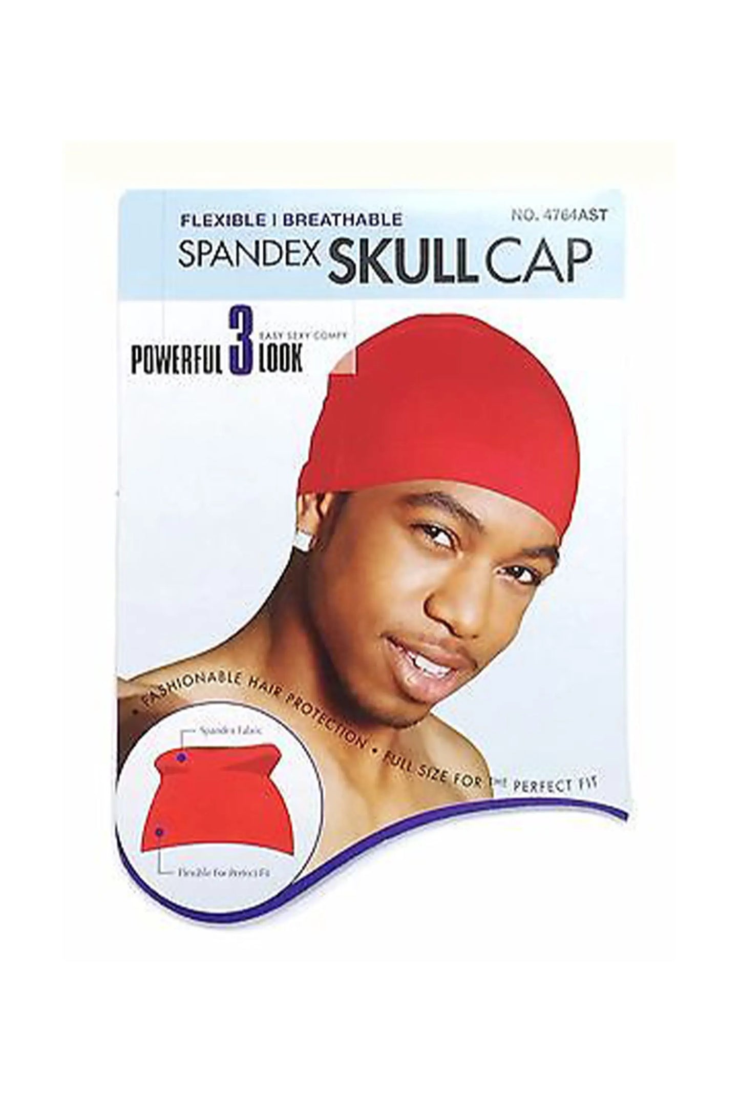 Magic Collection Spandex Skull Cap - 4764Ast