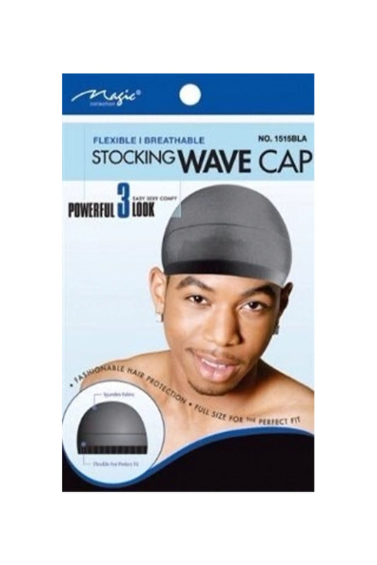 Magic Collection Stocking Wave Cap #1515BLA