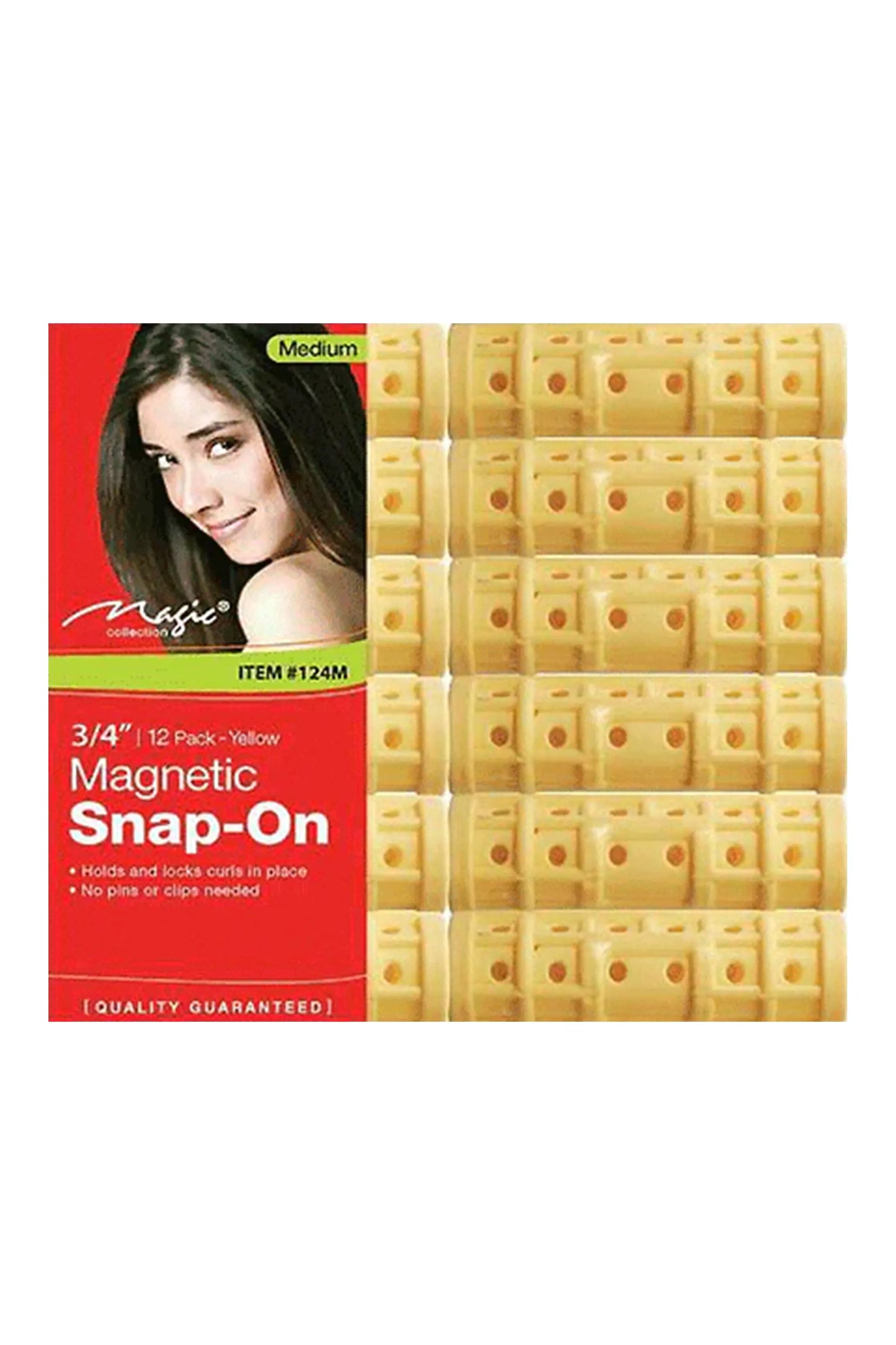 Magic Medium Magnetic Snap-On 12 Pack (Yellow) 124M