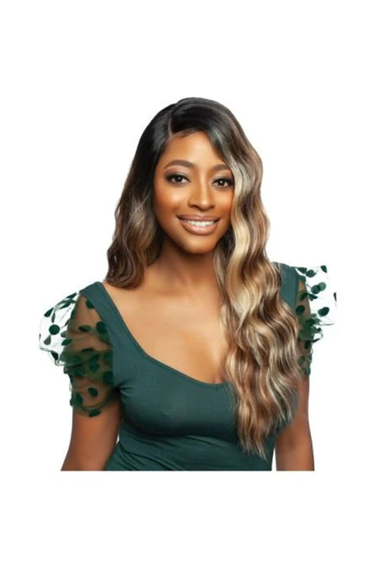 Mane Concept Brown Sugar HD Lace Human Hair Blend Wig - BSHS208 Cotton