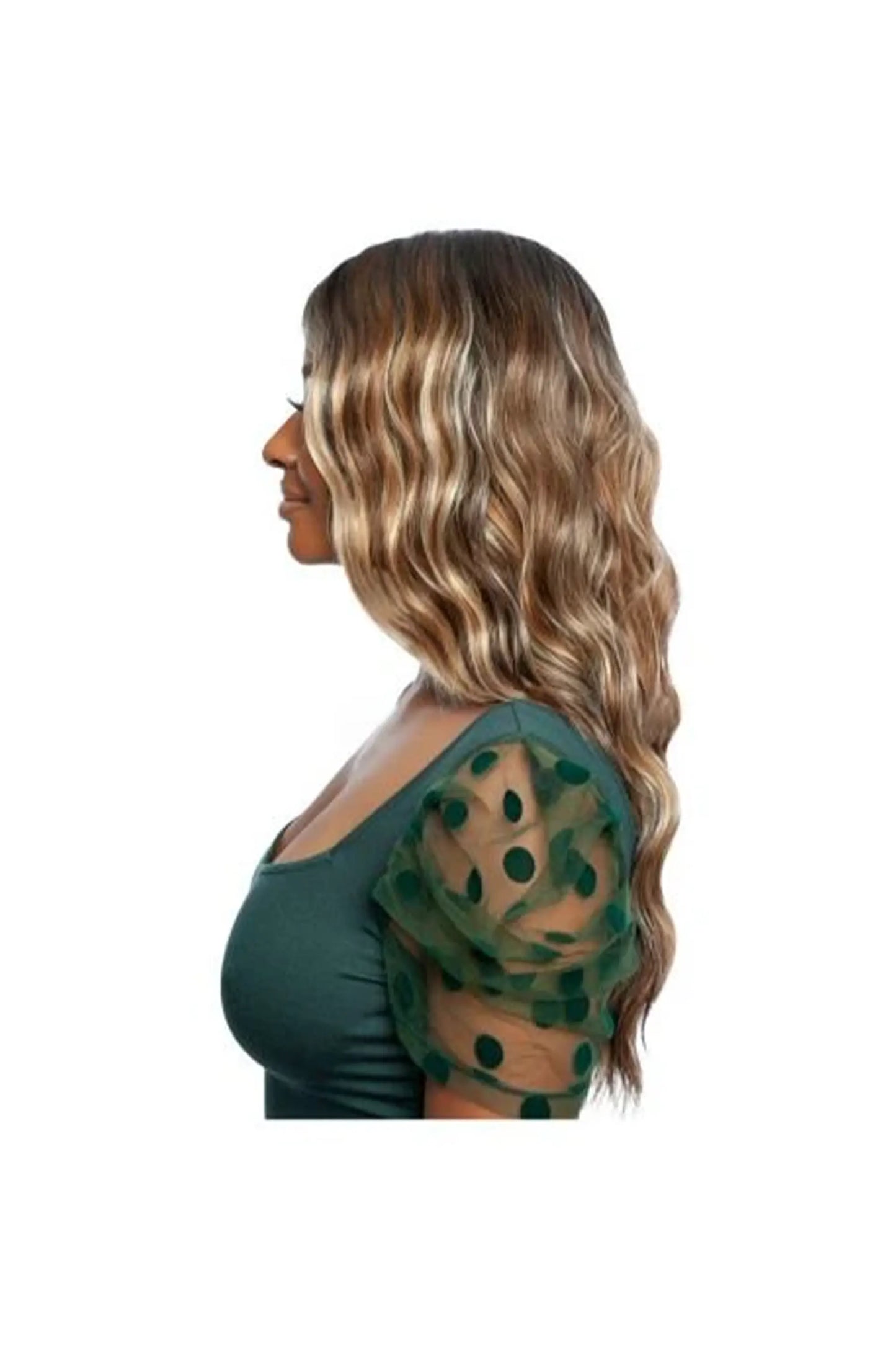 Mane Concept Brown Sugar HD Lace Human Hair Blend Wig - BSHS208 Cotton