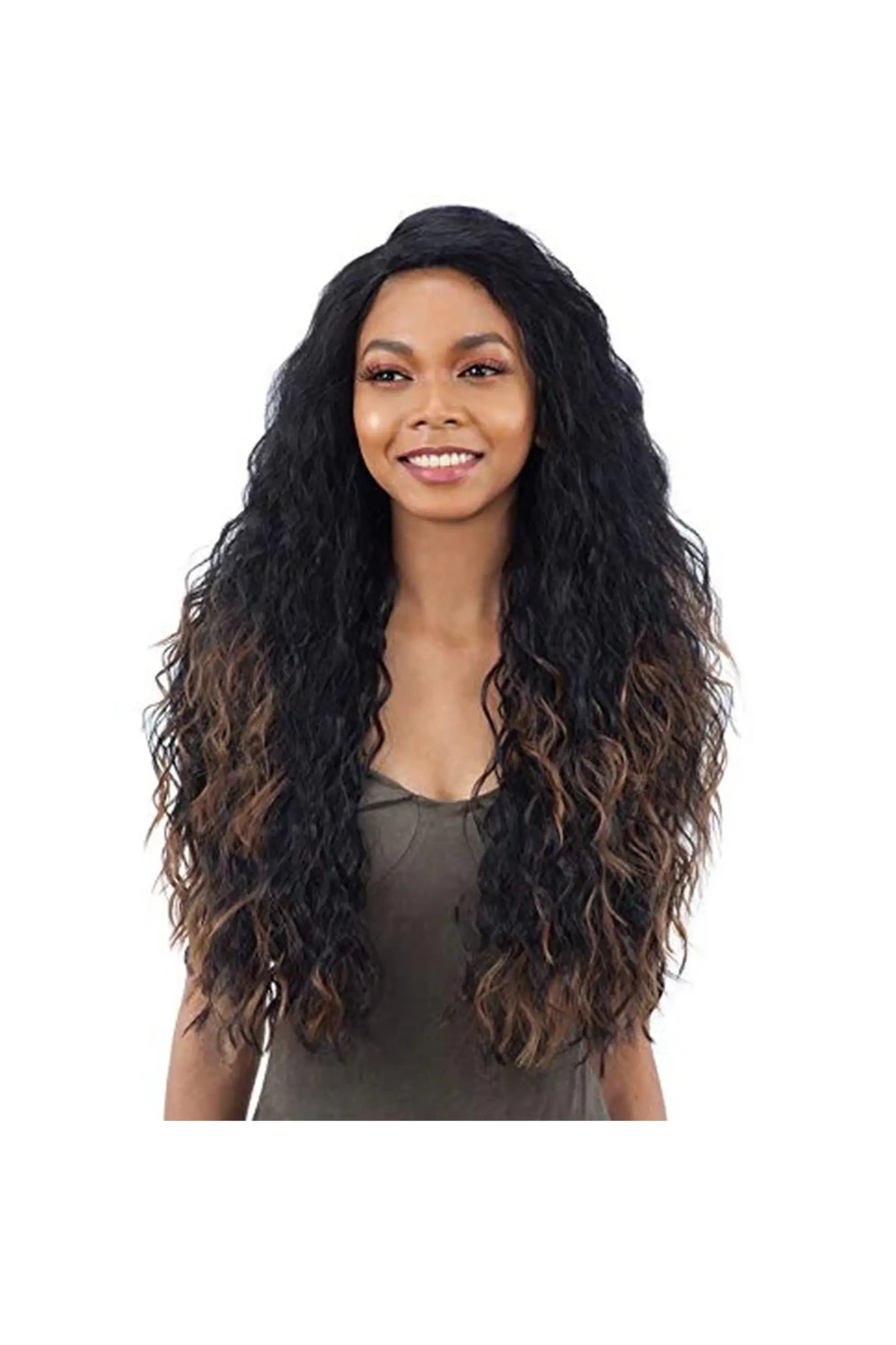Model Model Deep Invisible L-part Wig - Josee