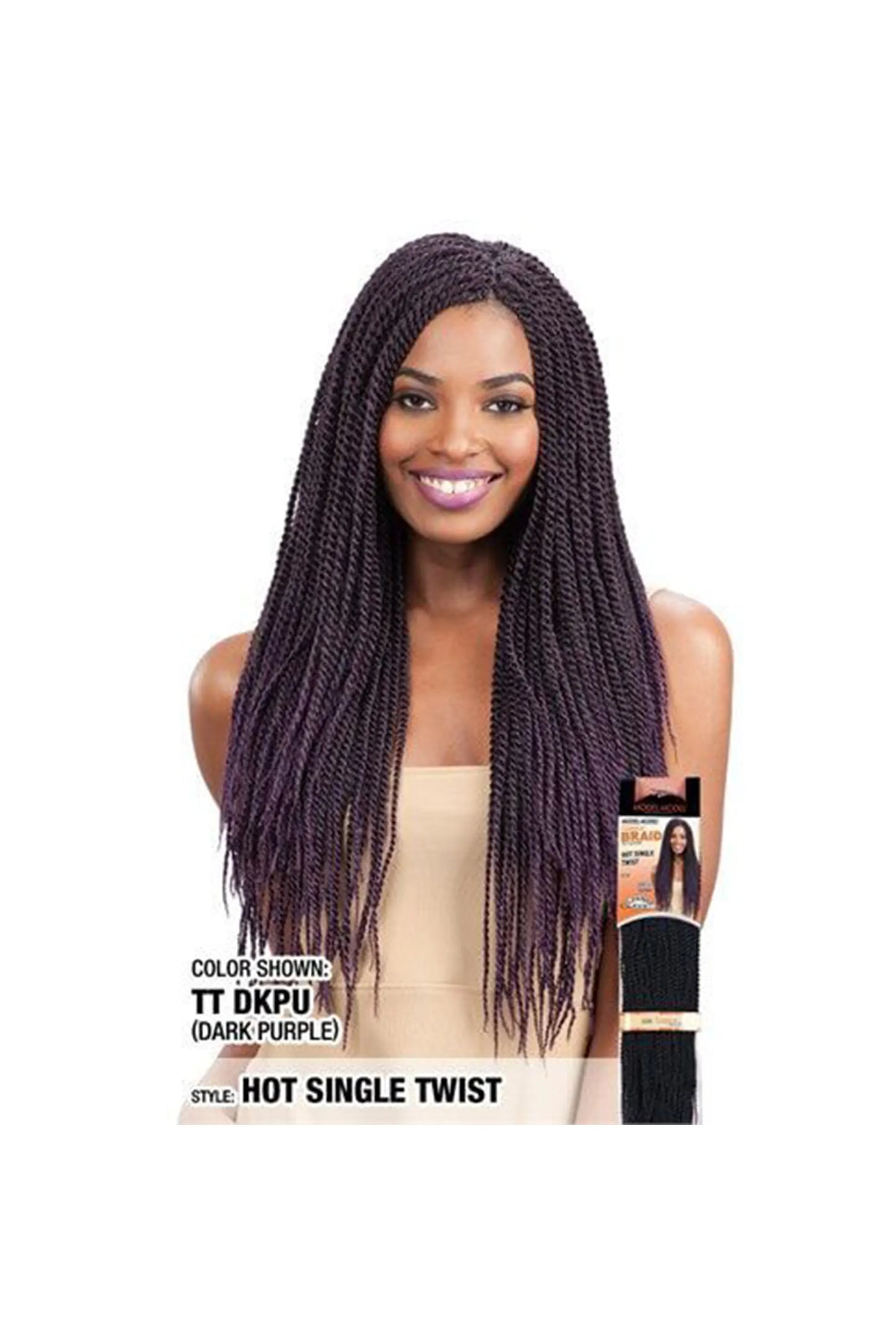 Model Model Glance Braid - Hot Single Twist Braid