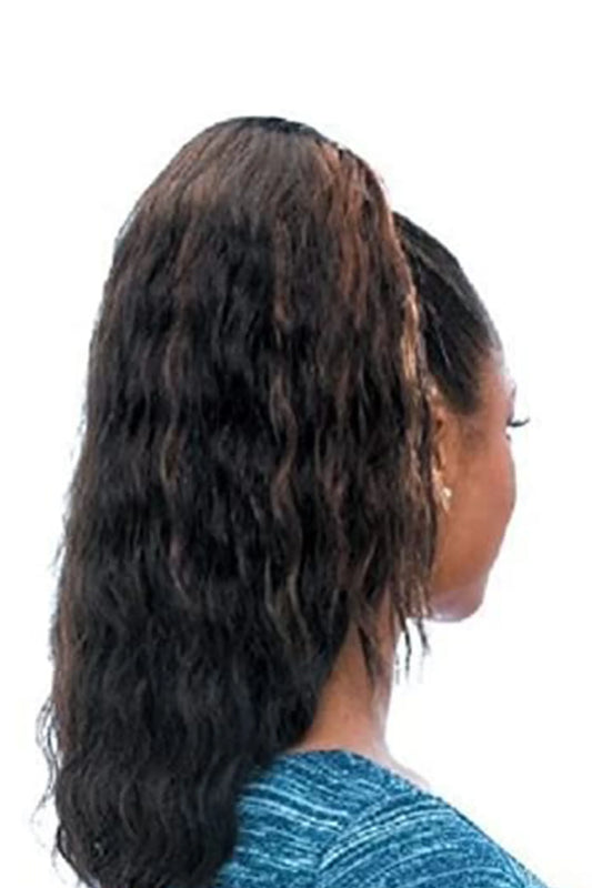 Model Model Glance Synthetic Hair Drawstring Ponytail - Super Wave