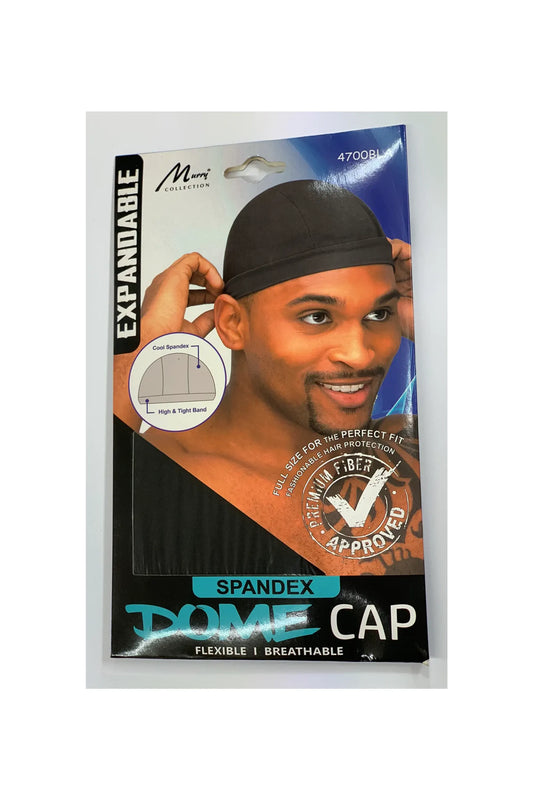 Murry Collection - Spandex Dome Cap #4700Bla