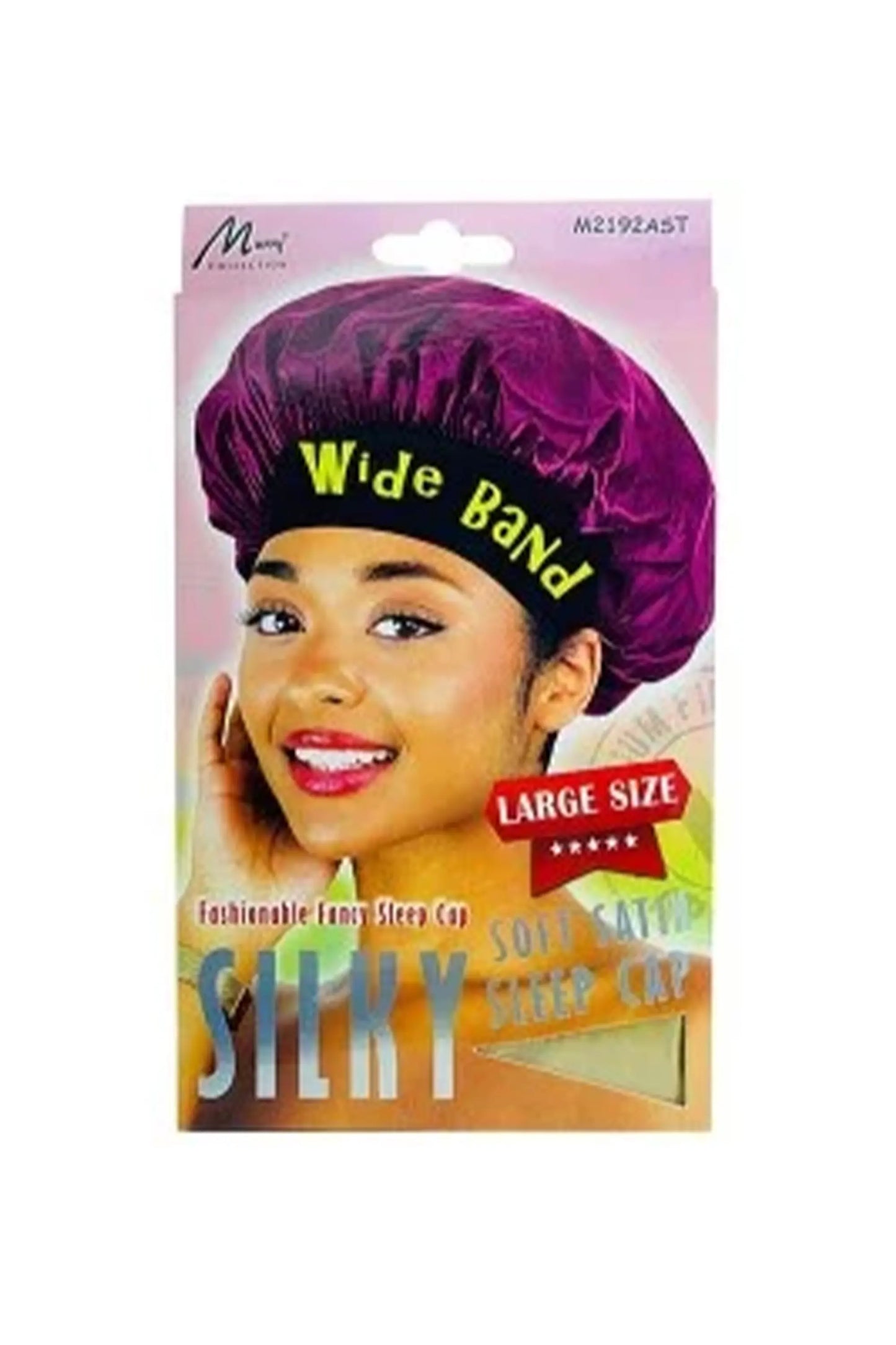 Murry Collection Soft Satin Wide Silky Sleep Cap - M2192AST
