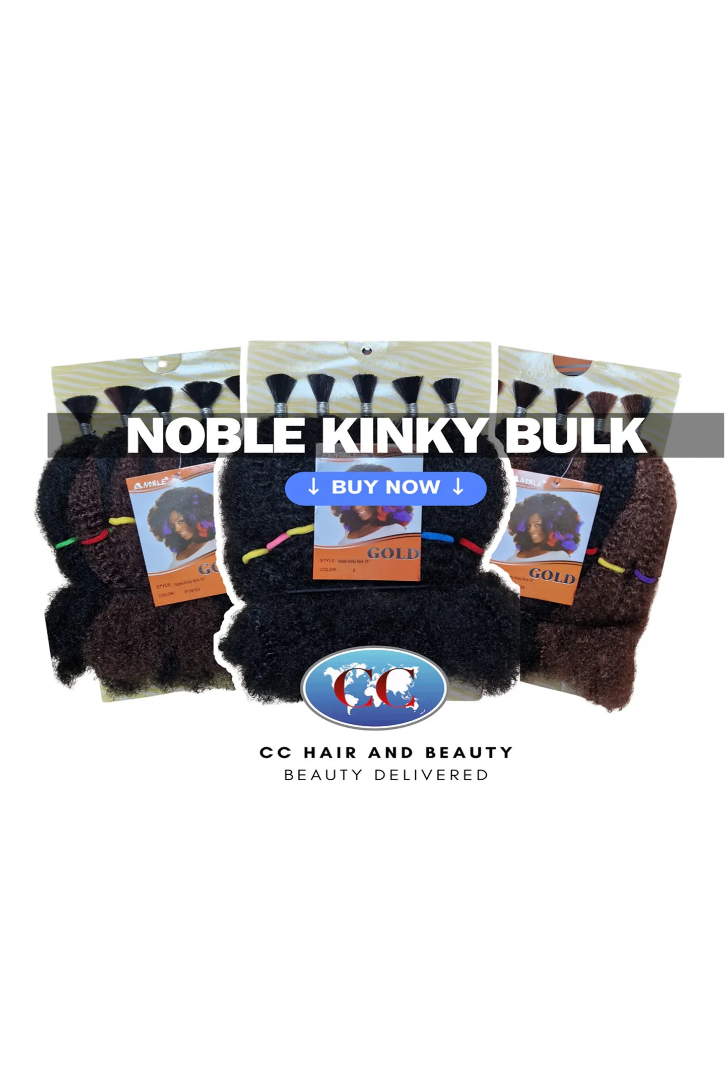 Noble Sleek Synthetic Hair - Noble Kinky Bulk