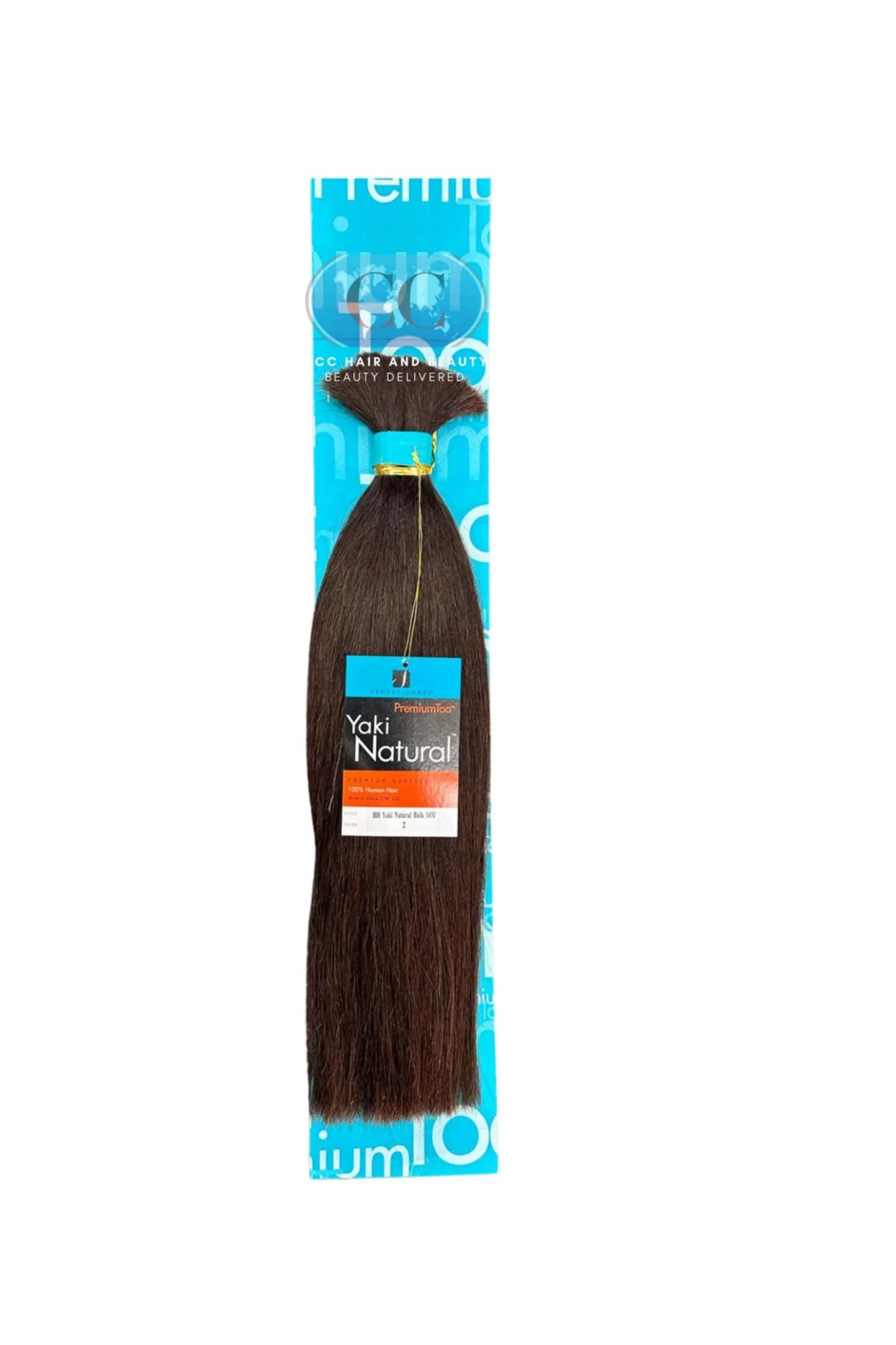 Premium Too Human Hair Yaki Natural Bulk