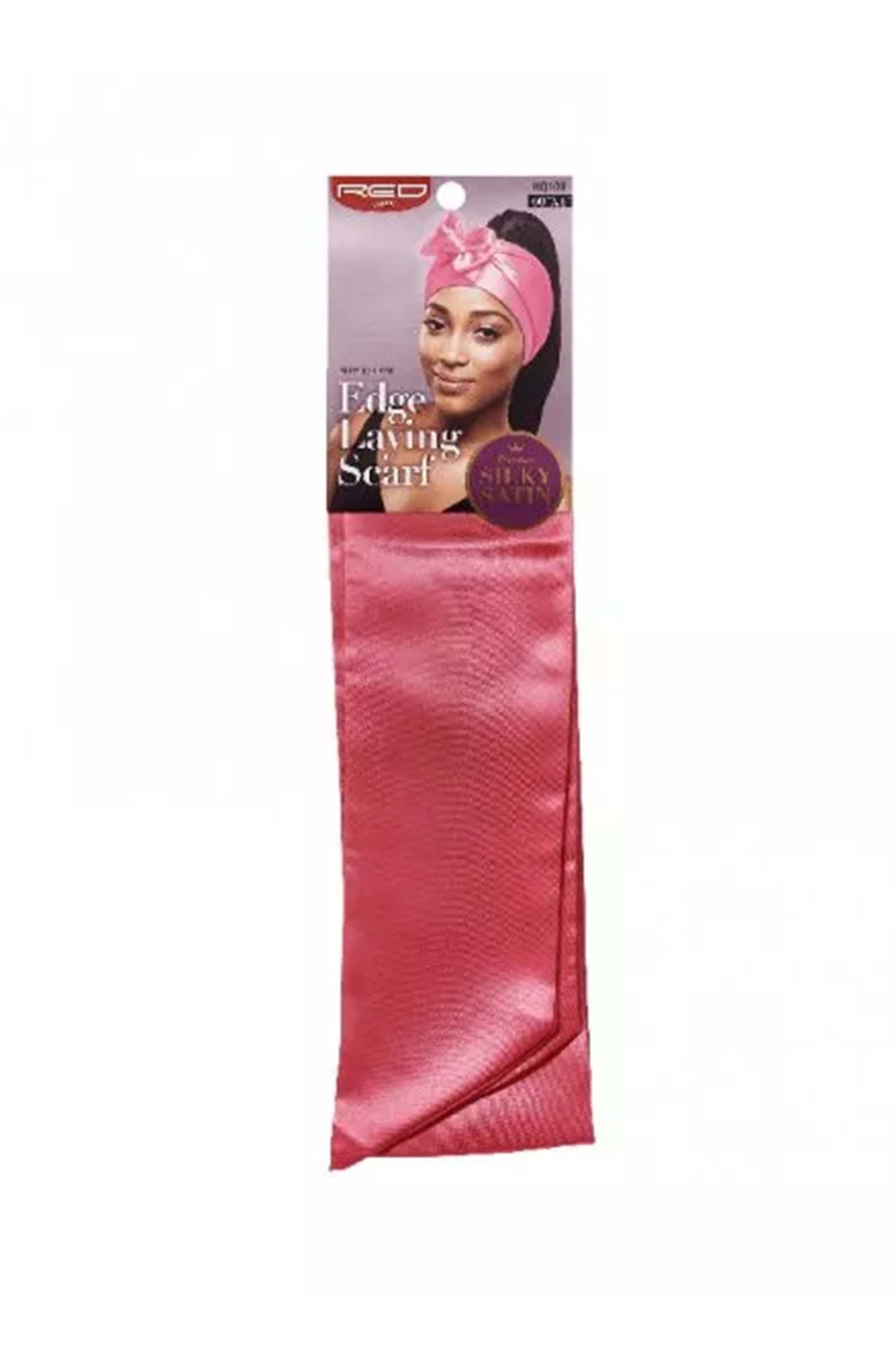 Red by Kiss Edge Laying Scarf Wrap For Hair Edge Silky Satin Scarf