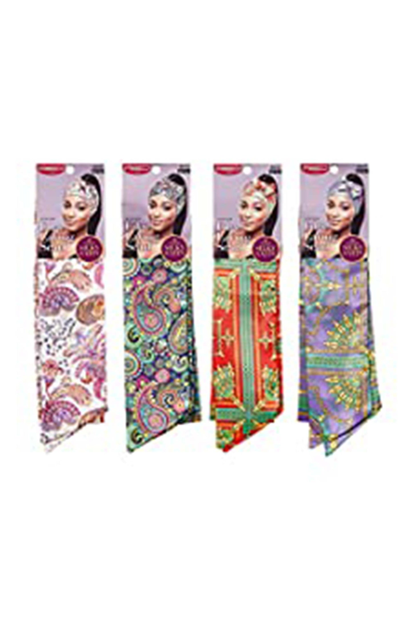 Red by Kiss Edge Laying Scarf Wrap For Hair Edge Silky Satin Scarf