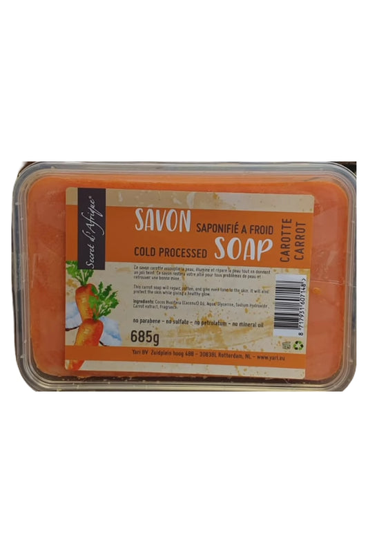 Secret D'Afrique Soap Carotte 685g
