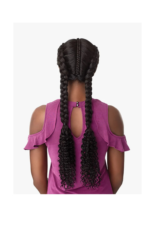 Sensationnel Cloud9 Ruwa 4x4 Swiss Braided Lace Front Wig - Bohemian Dutch Braid